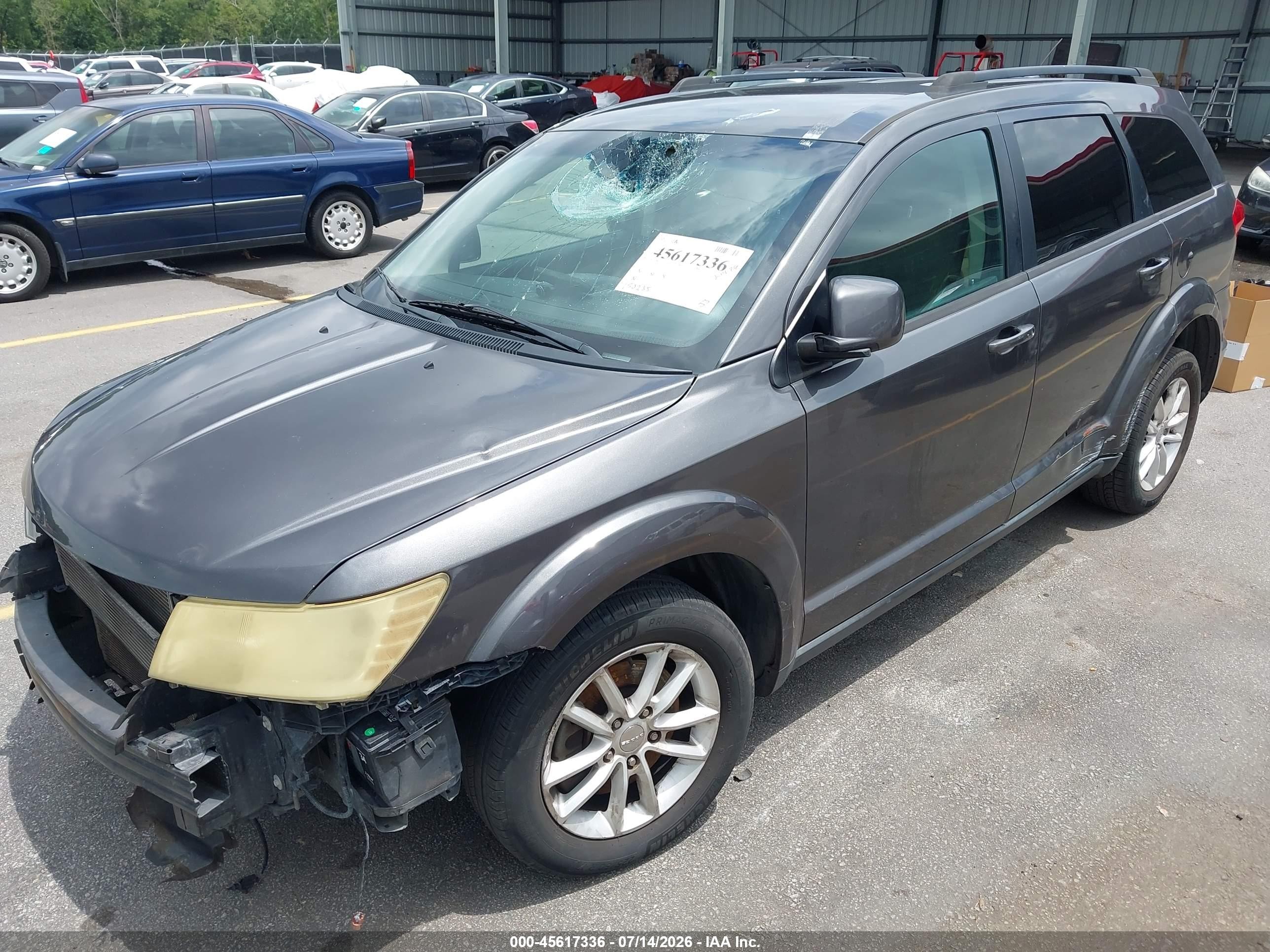 2015 Dodge Journey Sxt Gray vin: 3C4PDCBG4FT591251