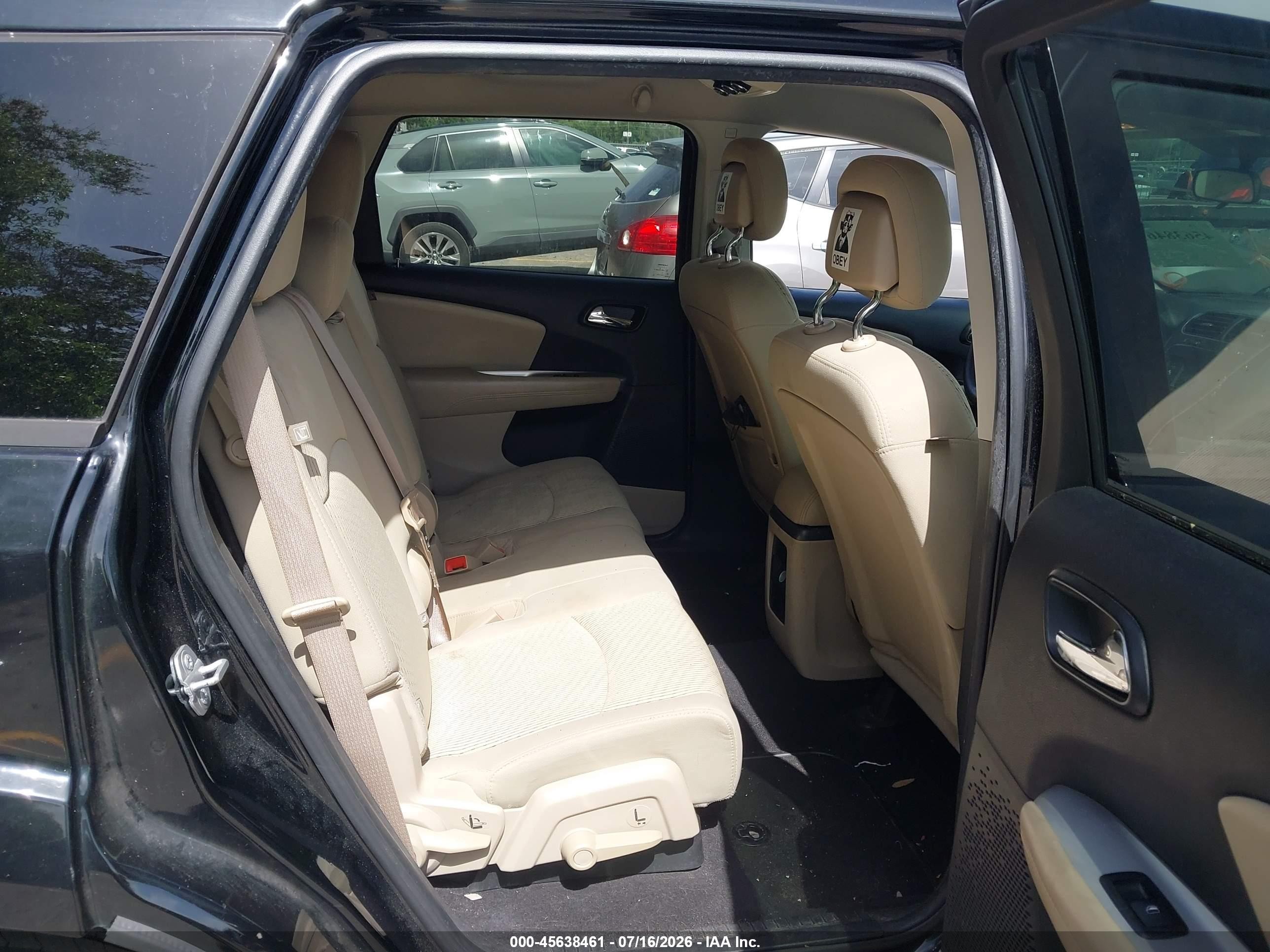 2015 Dodge Journey Sxt Черный vin: 3C4PDCBG4FT649326