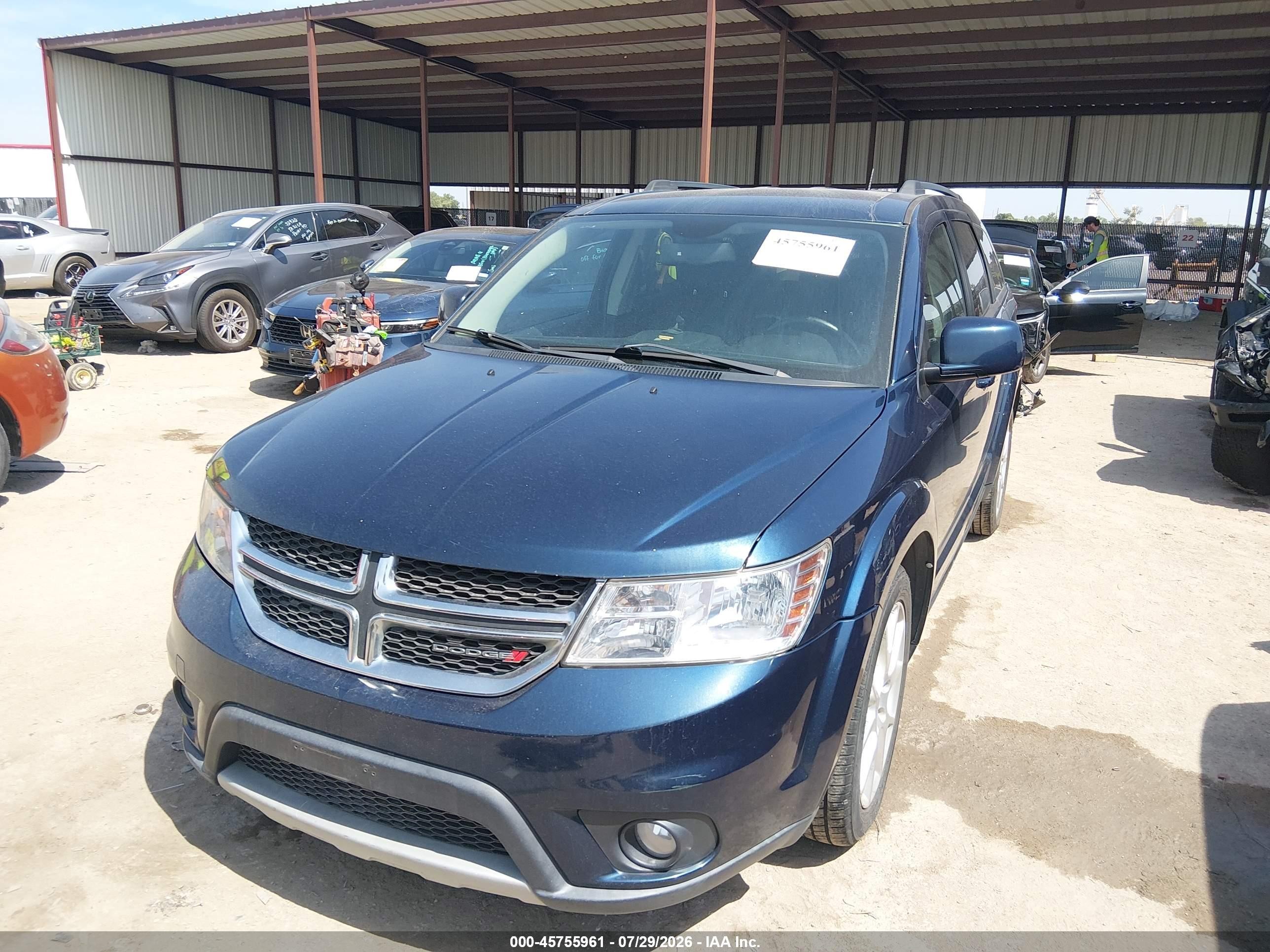 2015 Dodge Journey Sxt Dark Blue vin: 3C4PDCBG4FT671164