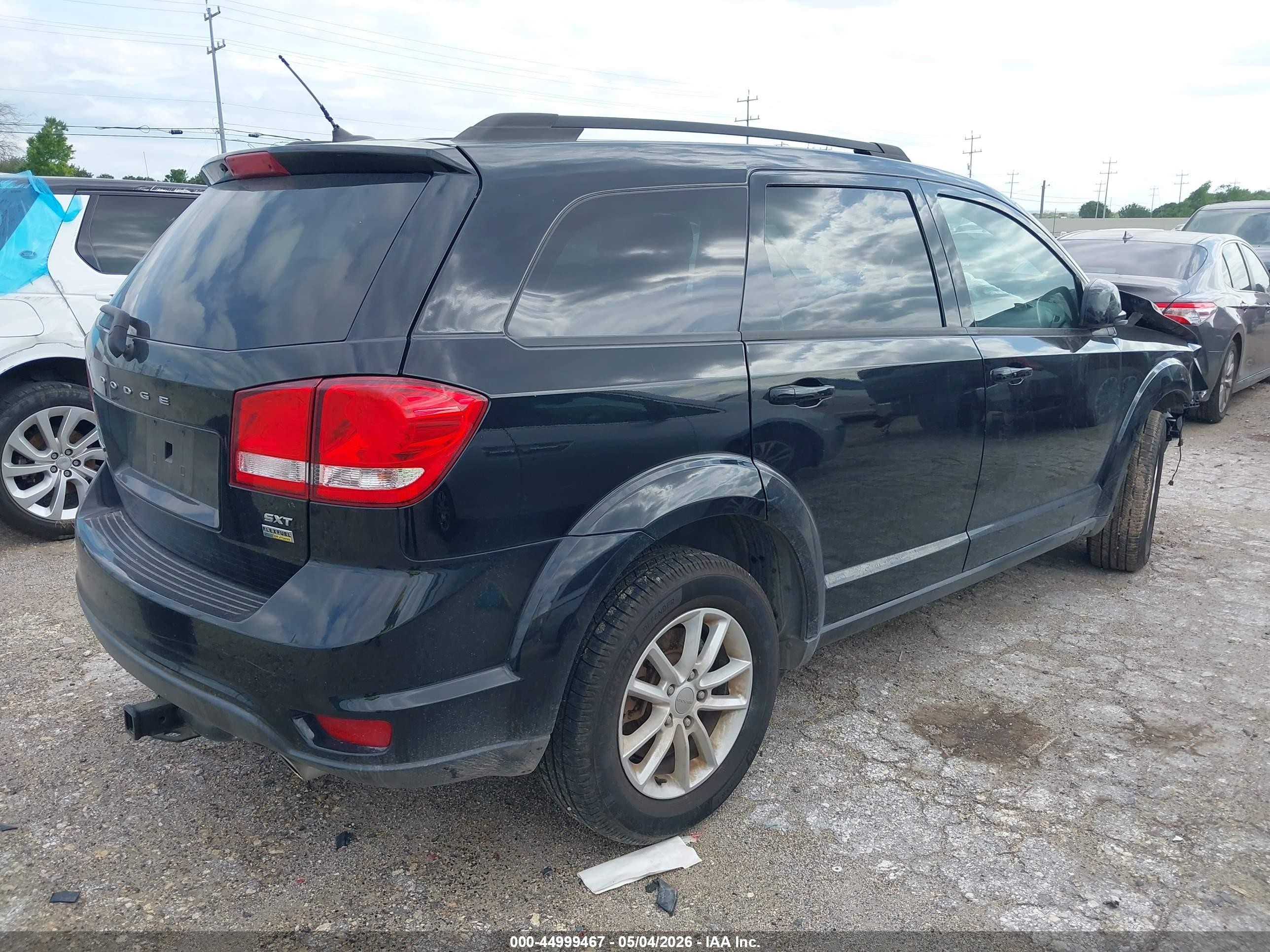2015 Dodge Journey Sxt Black vin: 3C4PDCBG4FT697084