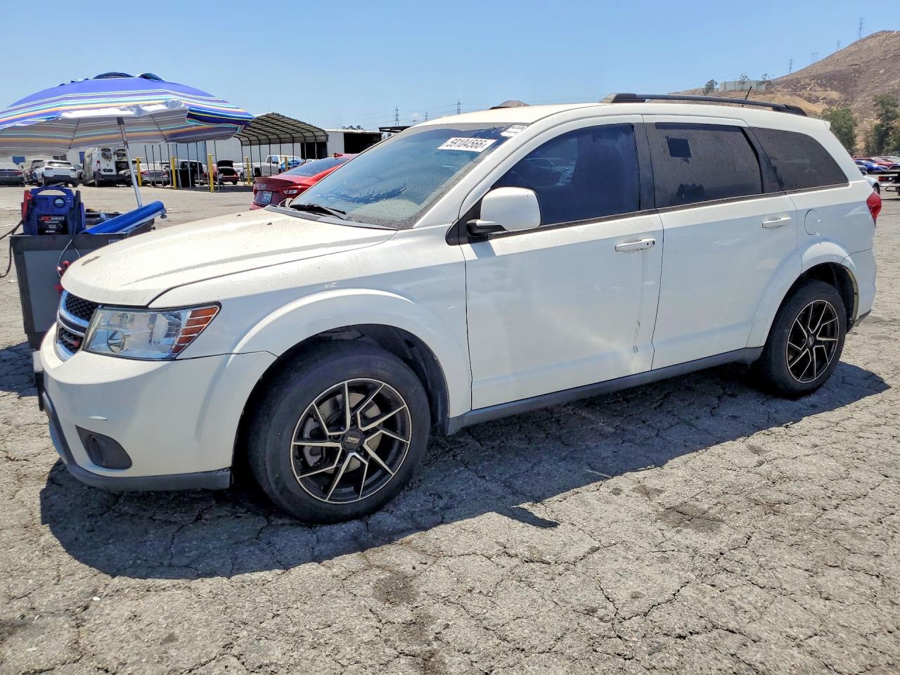 2015 Dodge Journey Sxt White vin: 3C4PDCBG4FT742220