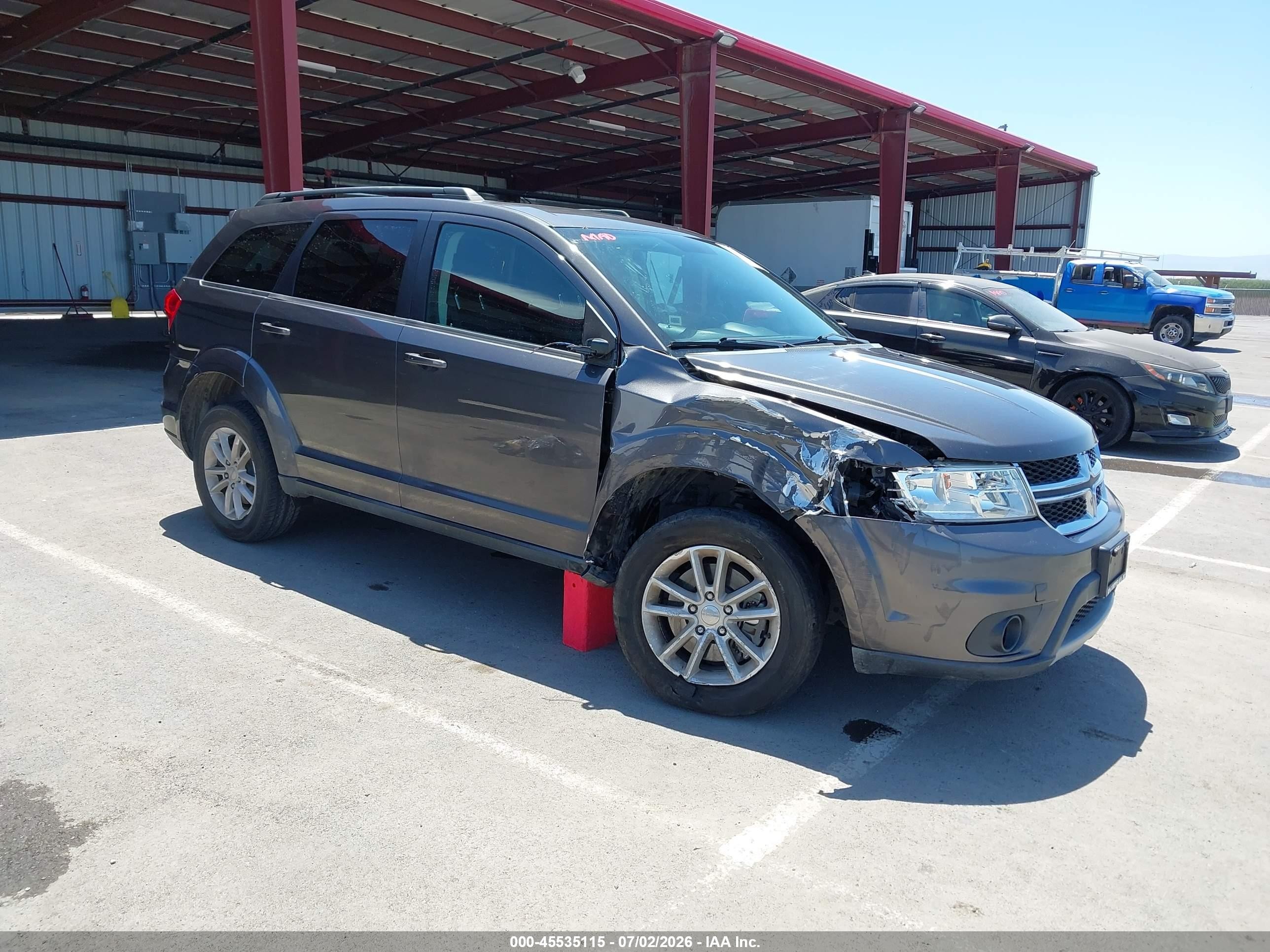 2015 Dodge Journey Sxt Gray vin: 3C4PDCBG4FT755081