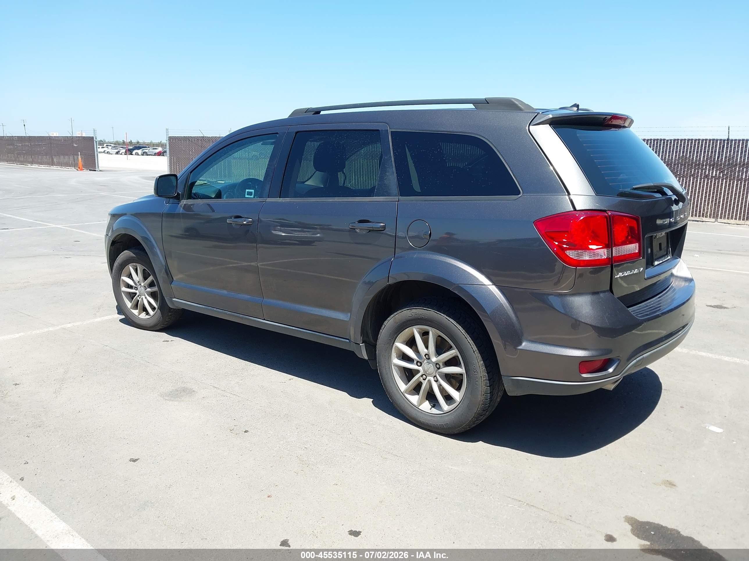 2015 Dodge Journey Sxt Gray vin: 3C4PDCBG4FT755081