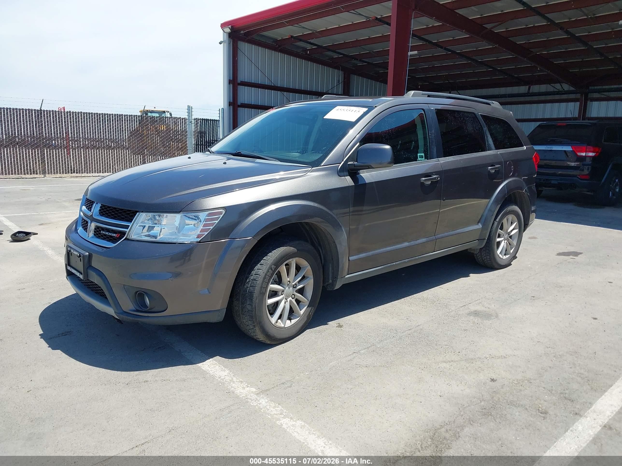 2015 Dodge Journey Sxt Gray vin: 3C4PDCBG4FT755081