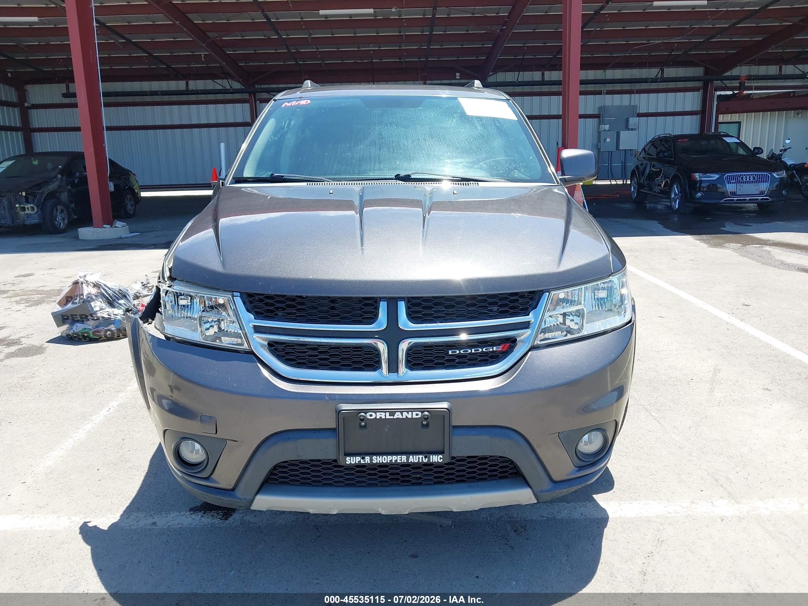 2015 Dodge Journey Sxt Gray vin: 3C4PDCBG4FT755081