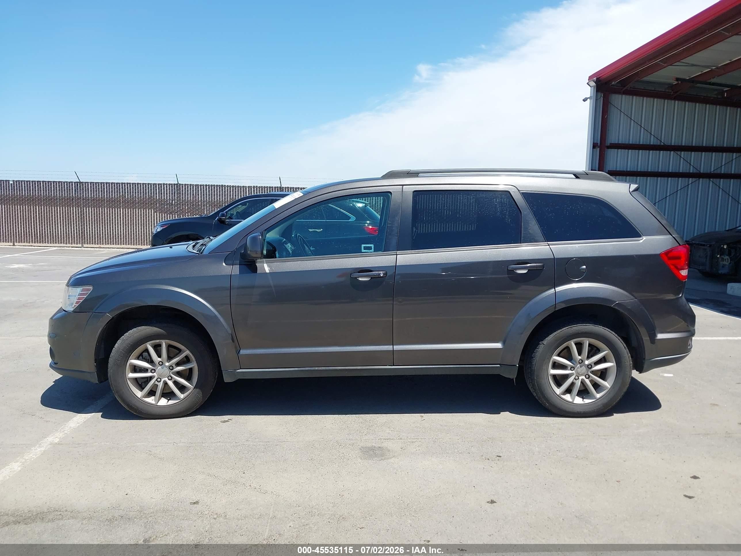 2015 Dodge Journey Sxt Gray vin: 3C4PDCBG4FT755081