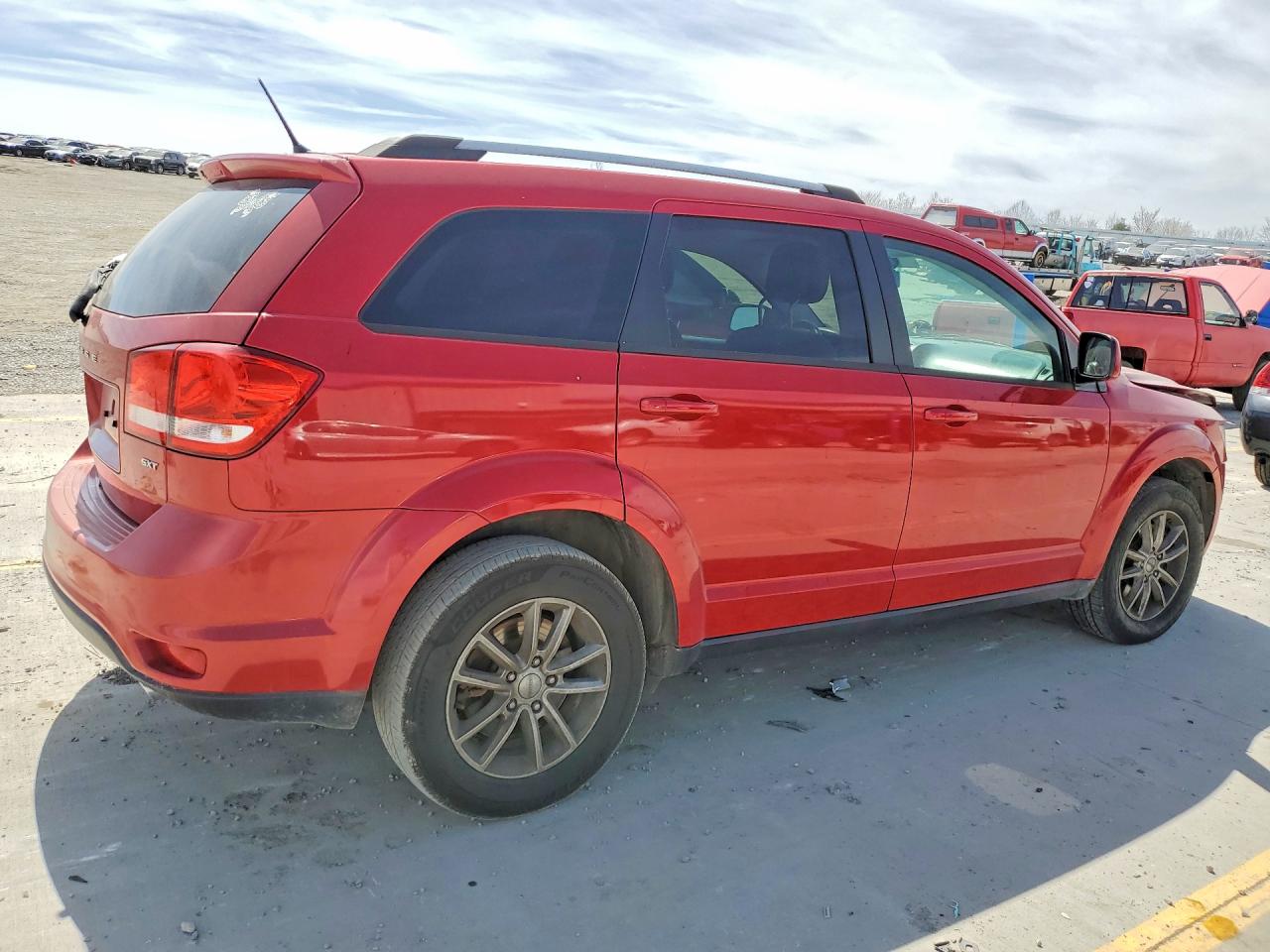 2017 Dodge Journey Red vin: 3C4PDCBG4HT602414