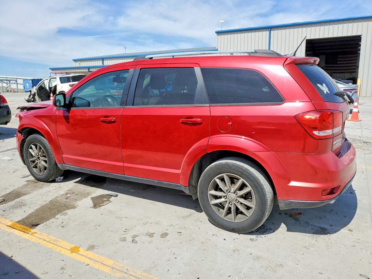 2017 Dodge Journey Red vin: 3C4PDCBG4HT602414
