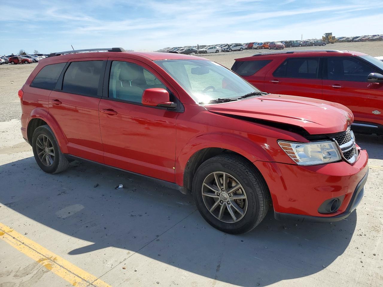 2017 Dodge Journey Red vin: 3C4PDCBG4HT602414