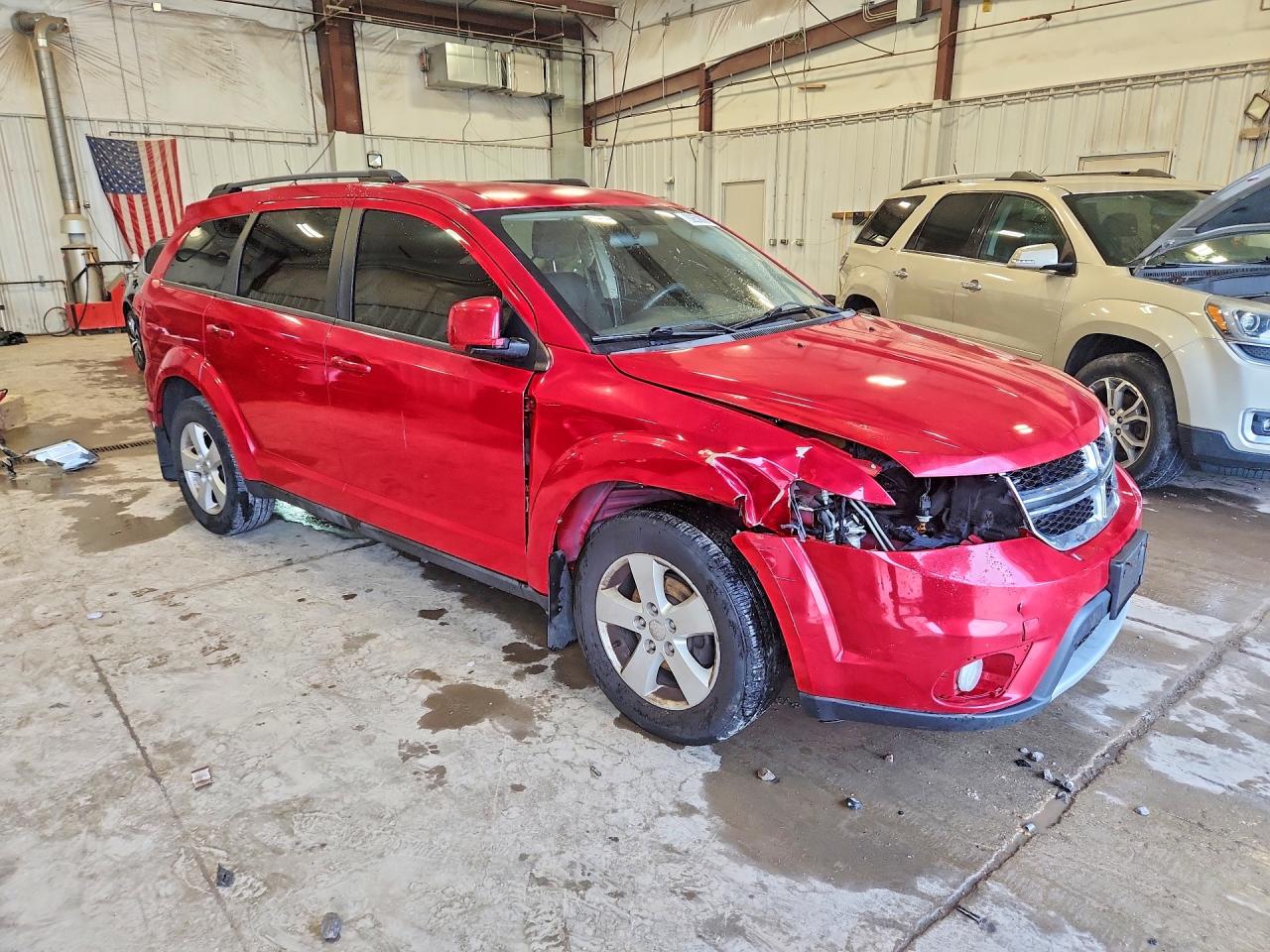 2012 Dodge Journey Sxt Red vin: 3C4PDCBG5CT235063