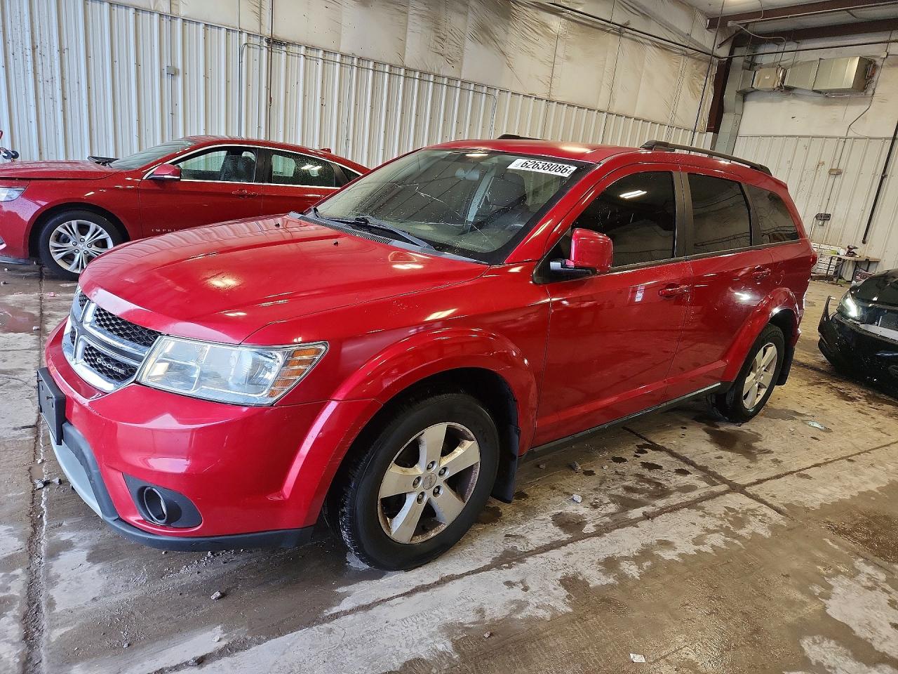 2012 Dodge Journey Sxt Red vin: 3C4PDCBG5CT235063