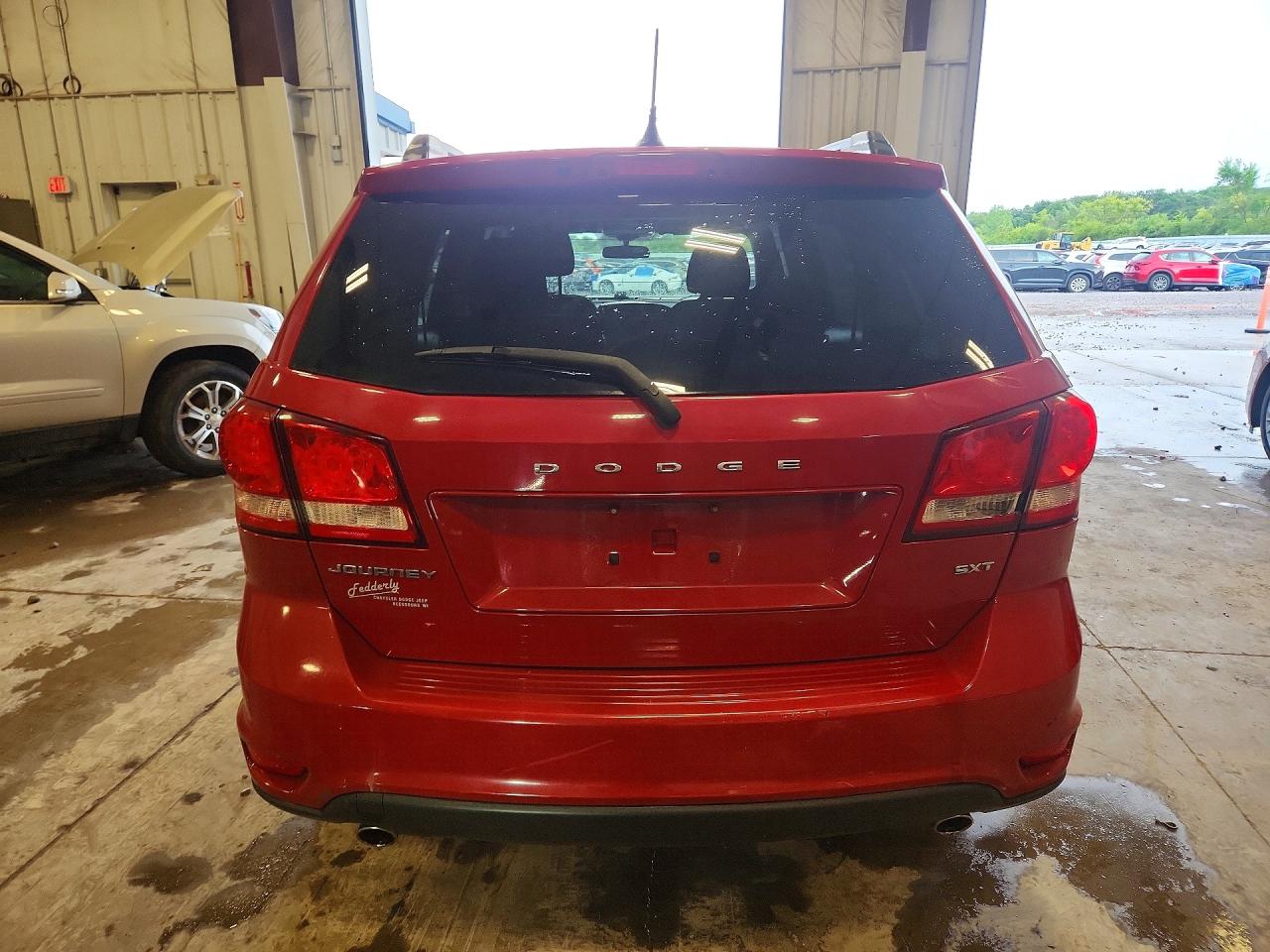 2012 Dodge Journey Sxt Red vin: 3C4PDCBG5CT235063
