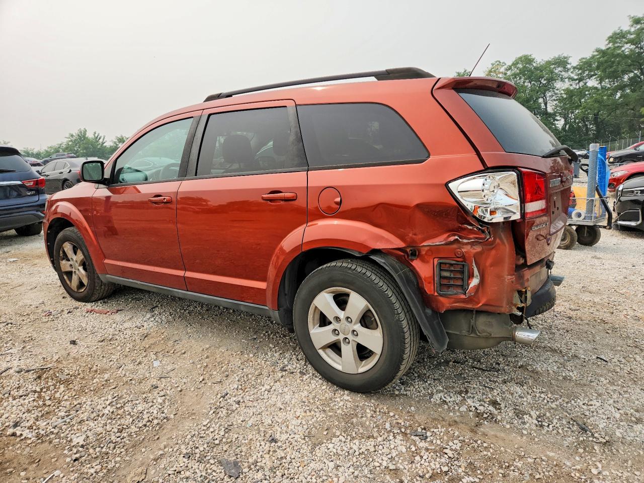 2012 Dodge Journey Sxt Orange vin: 3C4PDCBG5CT395833