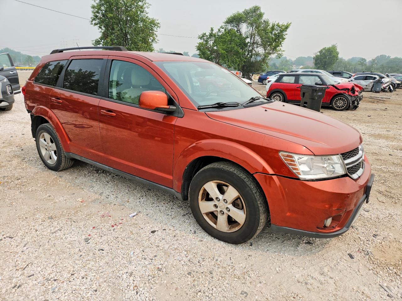 2012 Dodge Journey Sxt Orange vin: 3C4PDCBG5CT395833