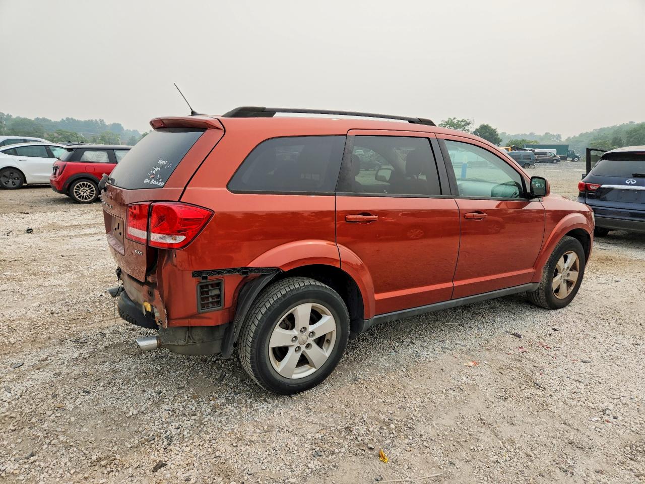 2012 Dodge Journey Sxt Orange vin: 3C4PDCBG5CT395833