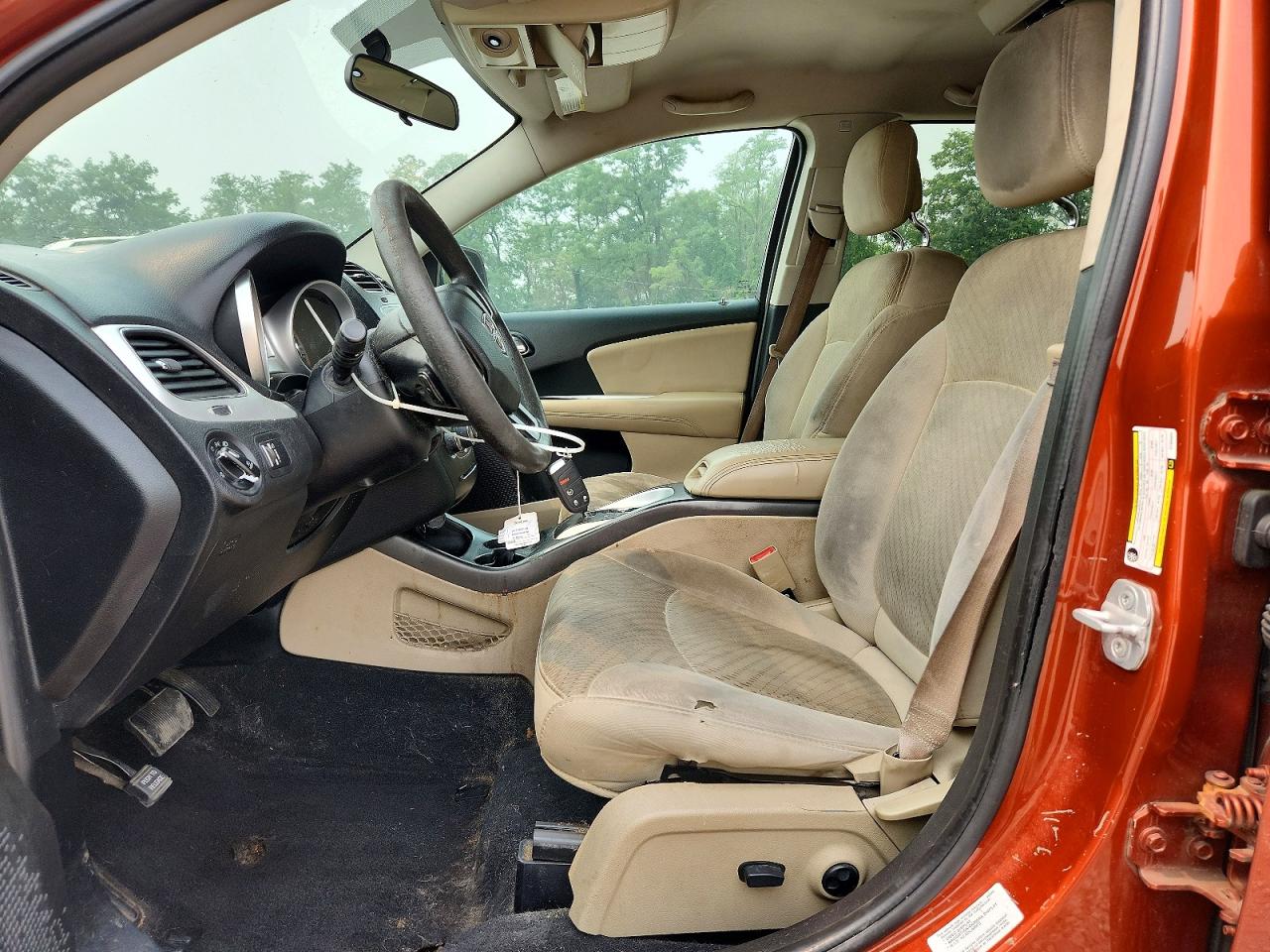 2012 Dodge Journey Sxt Orange vin: 3C4PDCBG5CT395833