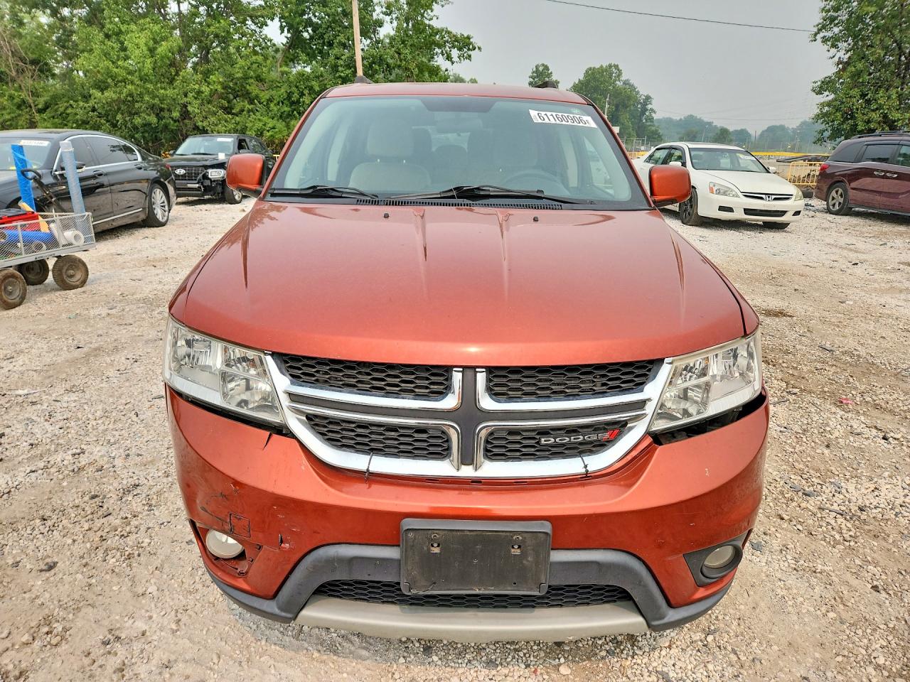 2012 Dodge Journey Sxt Orange vin: 3C4PDCBG5CT395833
