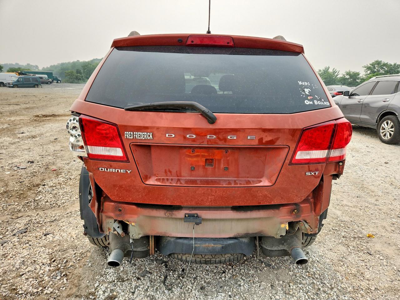 2012 Dodge Journey Sxt Orange vin: 3C4PDCBG5CT395833