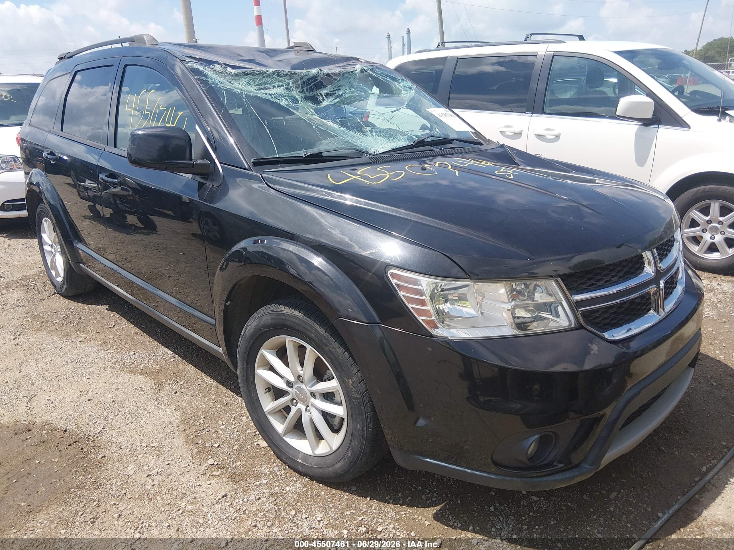 2013 Dodge Journey Sxt Black vin: 3C4PDCBG5DT555419