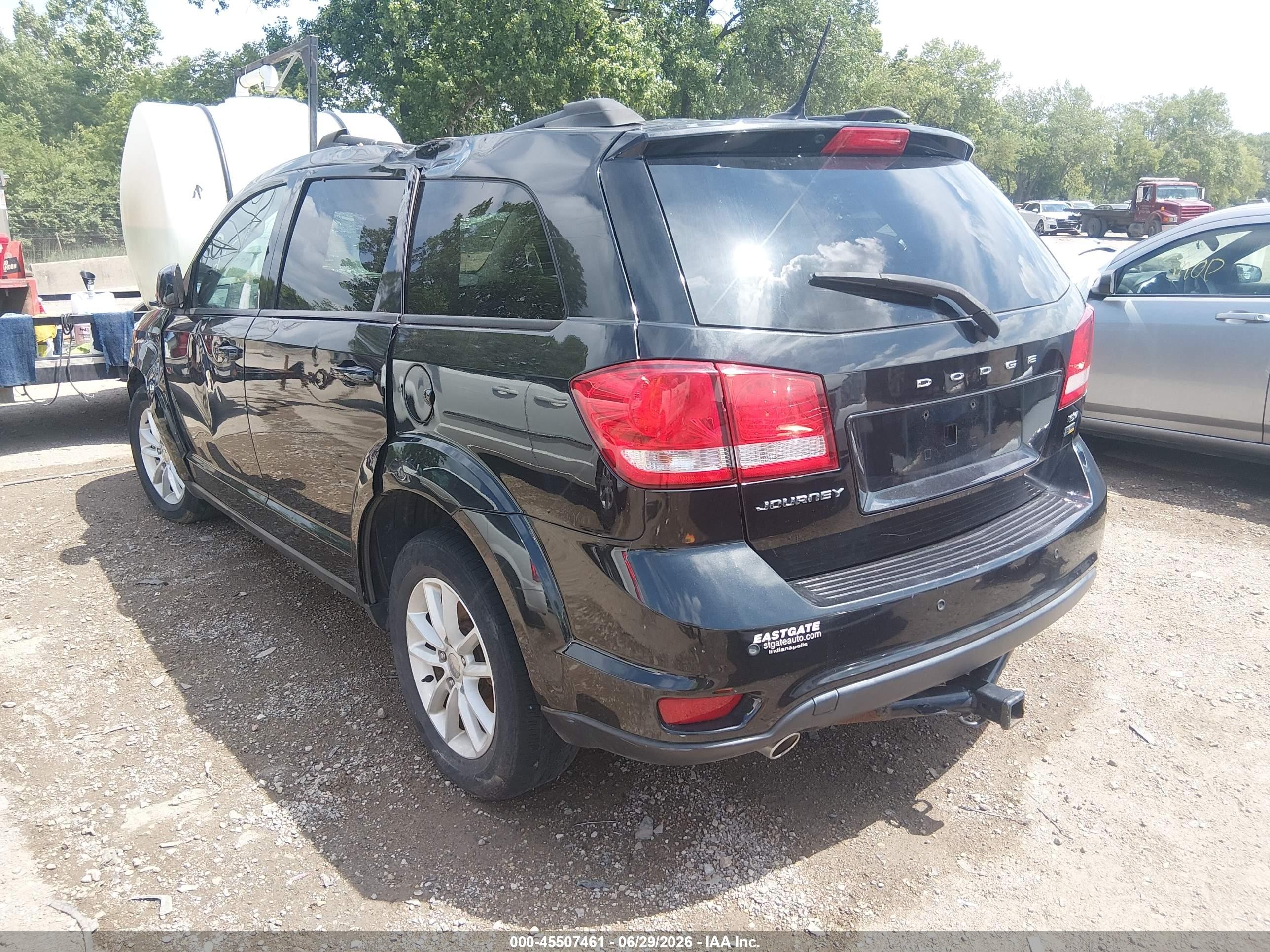 2013 Dodge Journey Sxt Black vin: 3C4PDCBG5DT555419