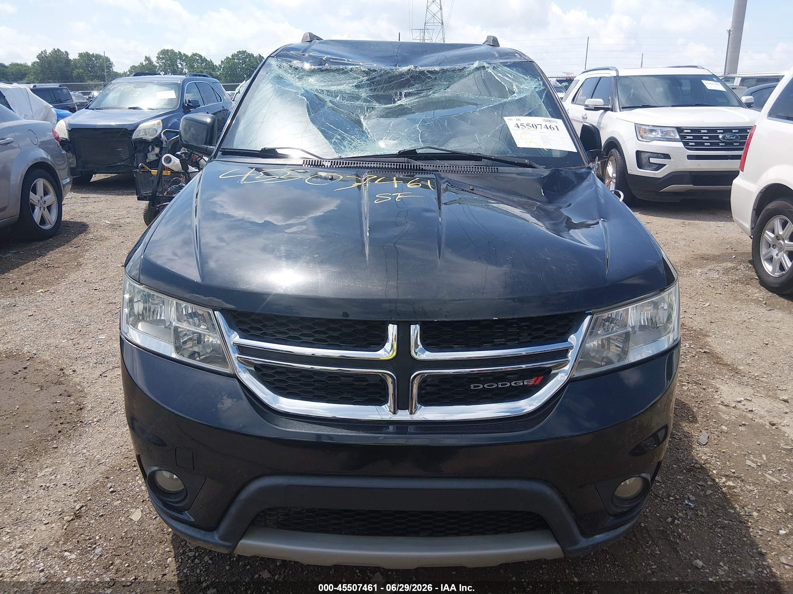 2013 Dodge Journey Sxt Black vin: 3C4PDCBG5DT555419