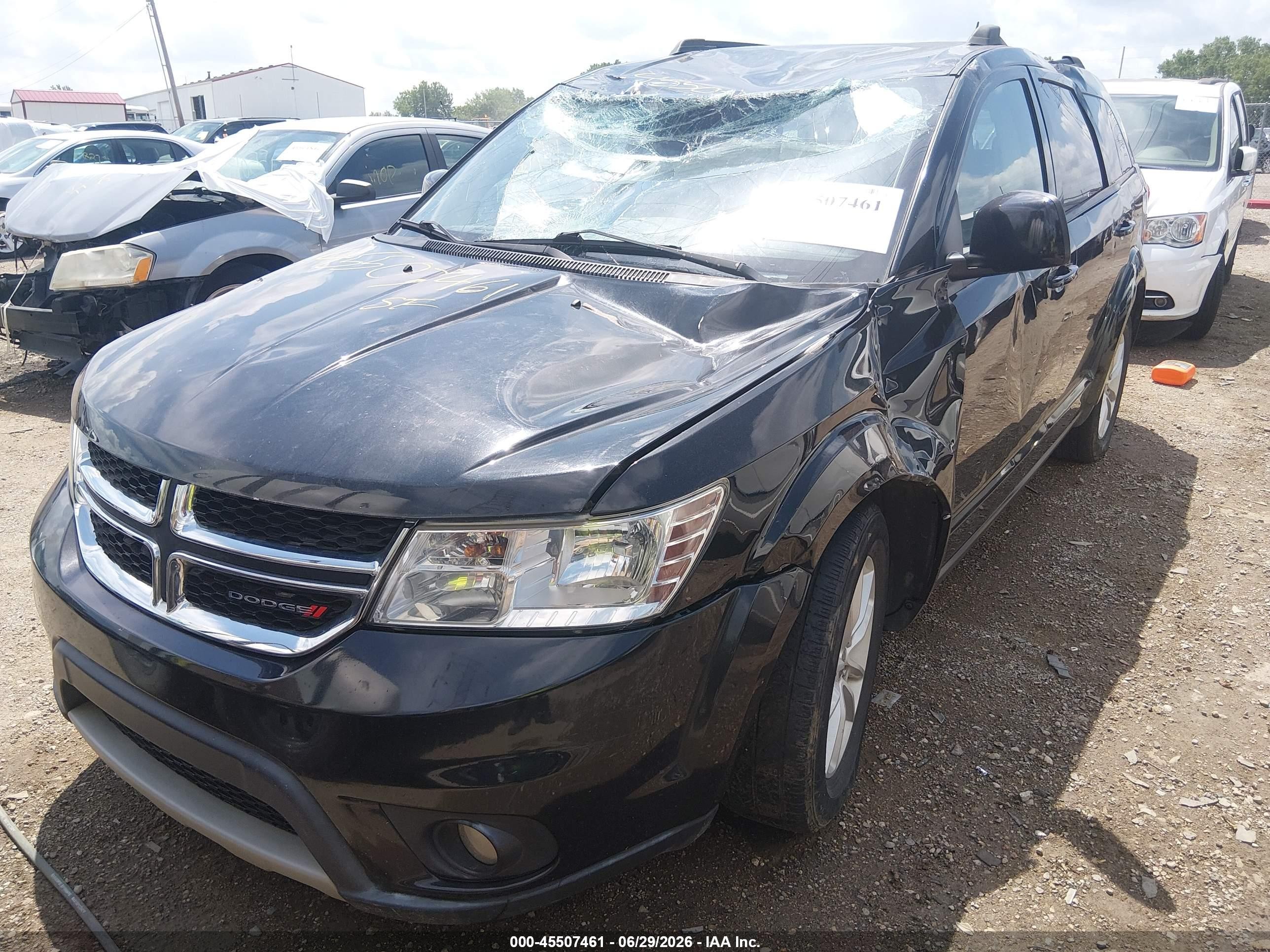 2013 Dodge Journey Sxt Black vin: 3C4PDCBG5DT555419