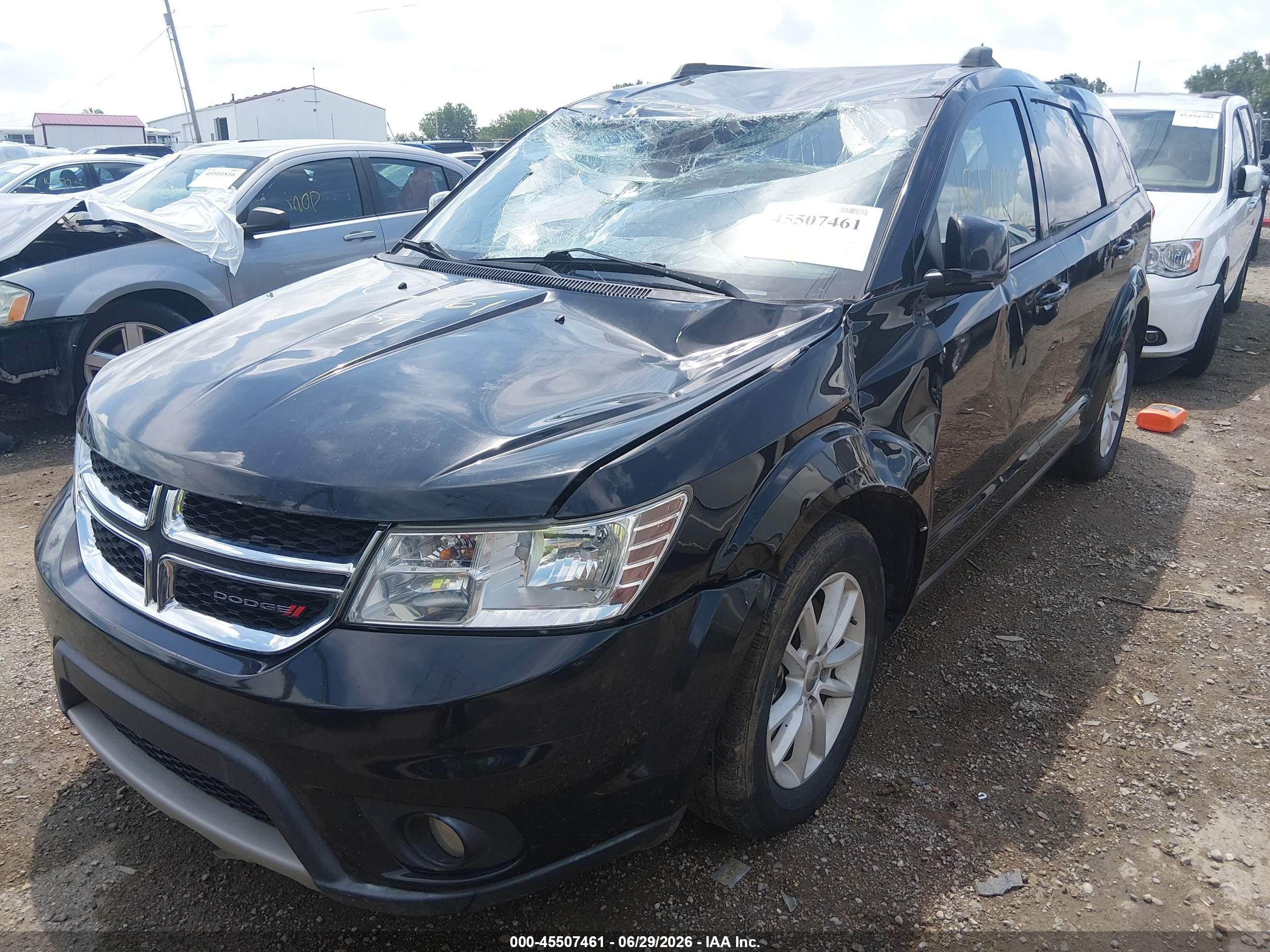 2013 Dodge Journey Sxt Black vin: 3C4PDCBG5DT555419