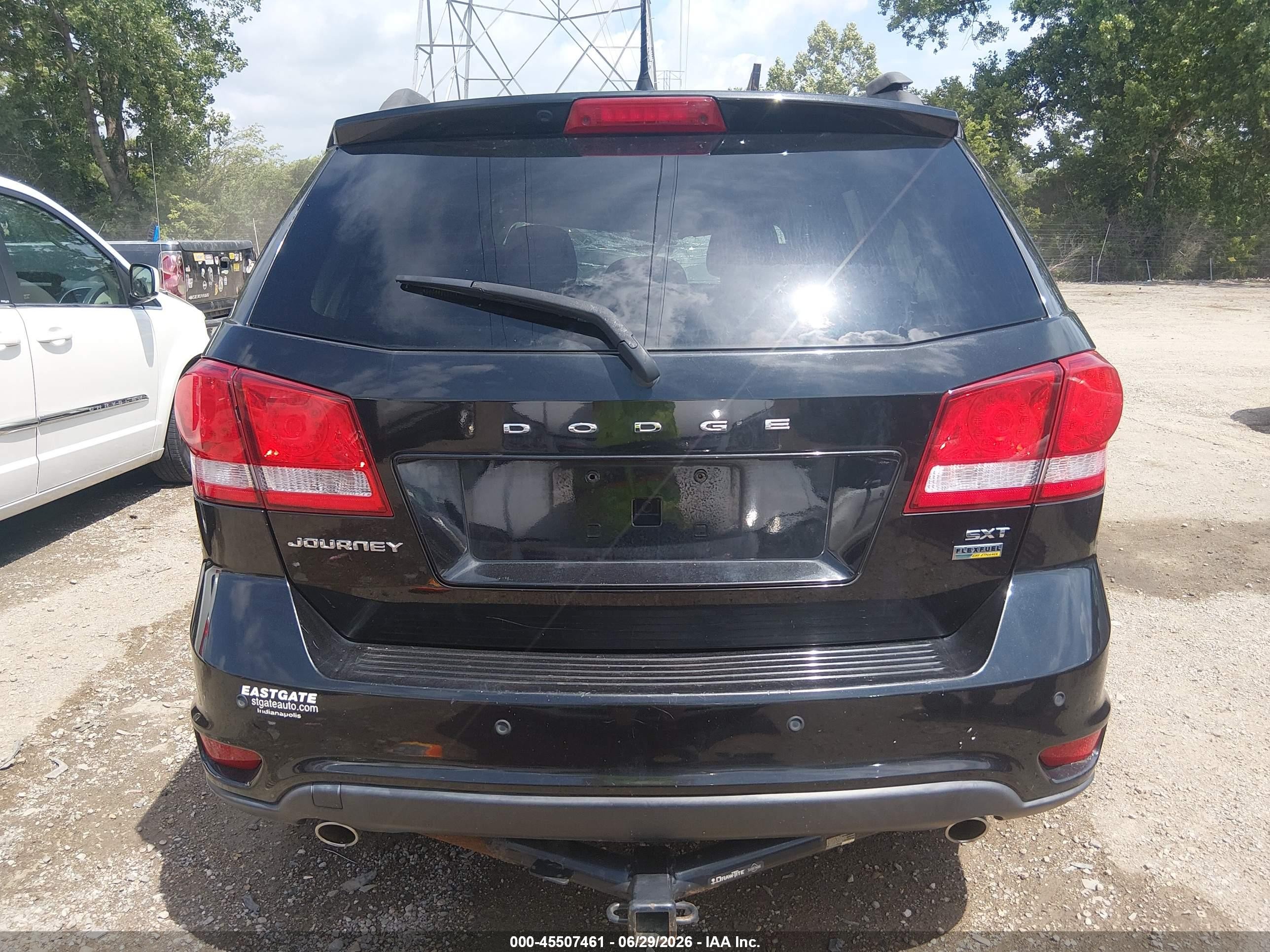 2013 Dodge Journey Sxt Black vin: 3C4PDCBG5DT555419