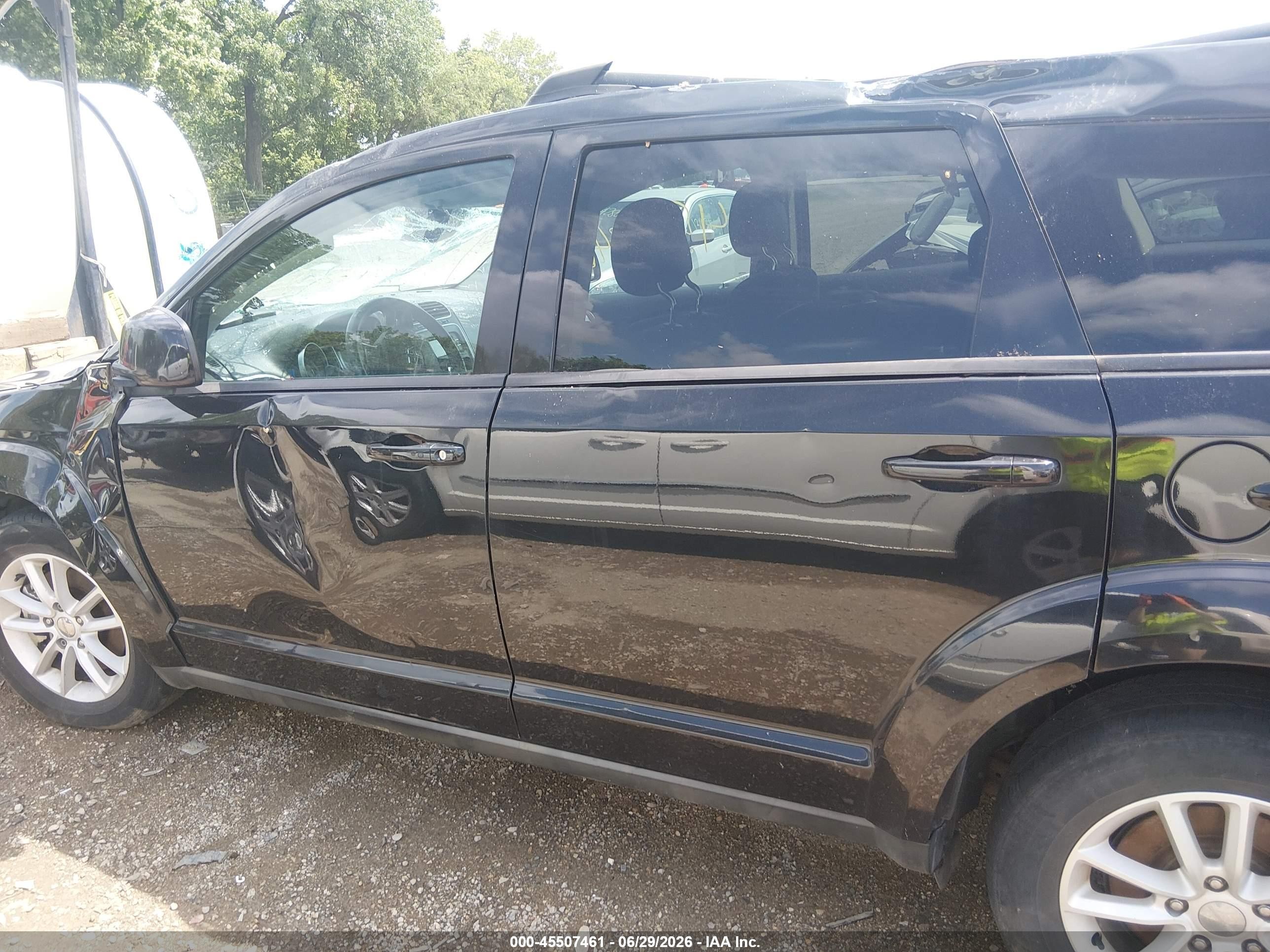 2013 Dodge Journey Sxt Black vin: 3C4PDCBG5DT555419