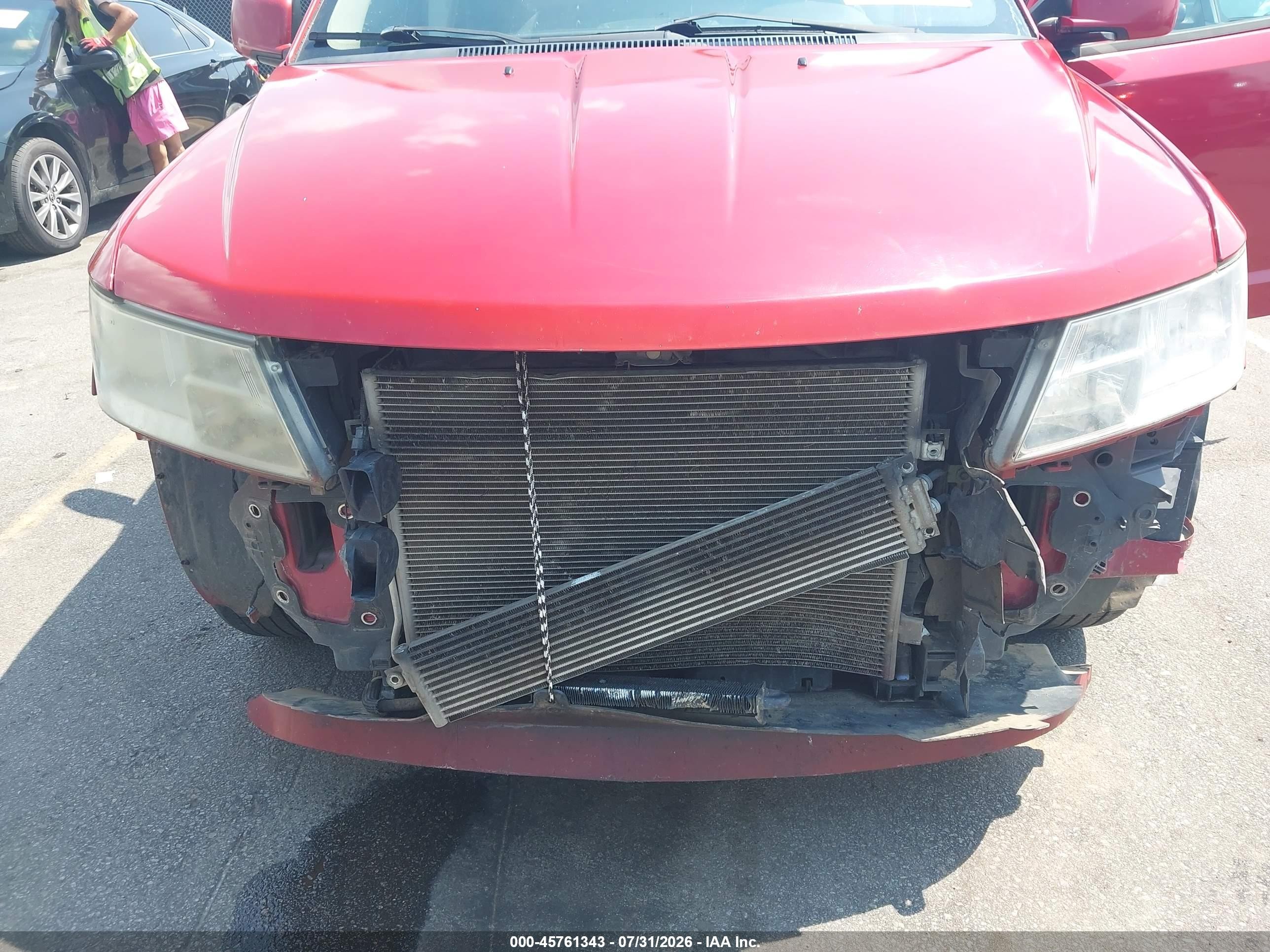 2014 Dodge Journey Sxt Red vin: 3C4PDCBG5ET142823