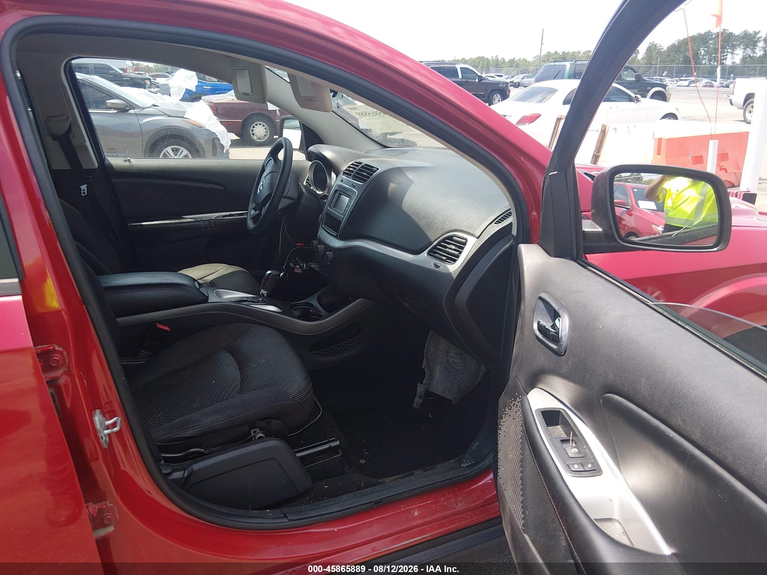 2014 Dodge Journey Sxt Red vin: 3C4PDCBG5ET178396