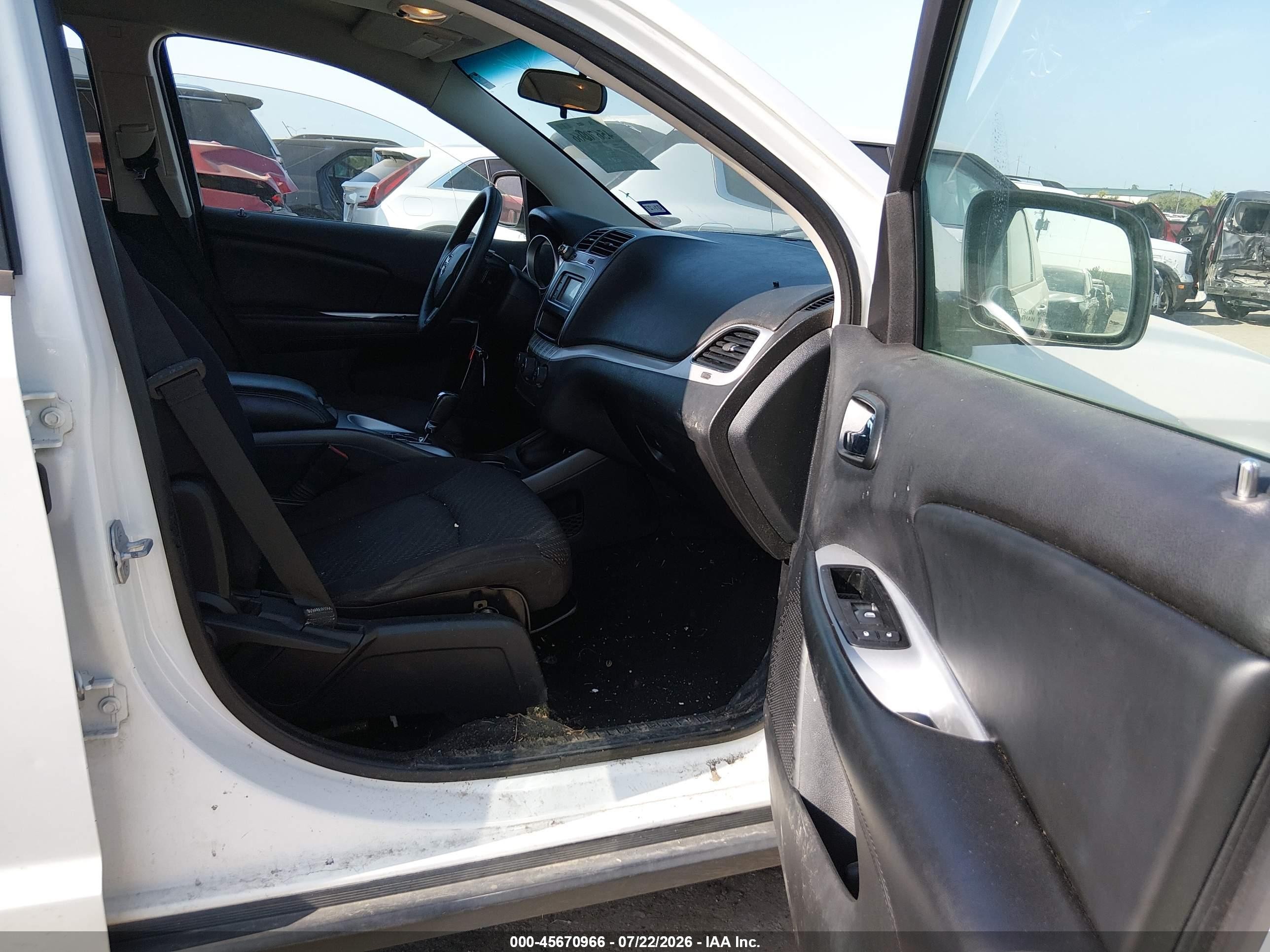 2014 Dodge Journey Sxt White vin: 3C4PDCBG5ET210909