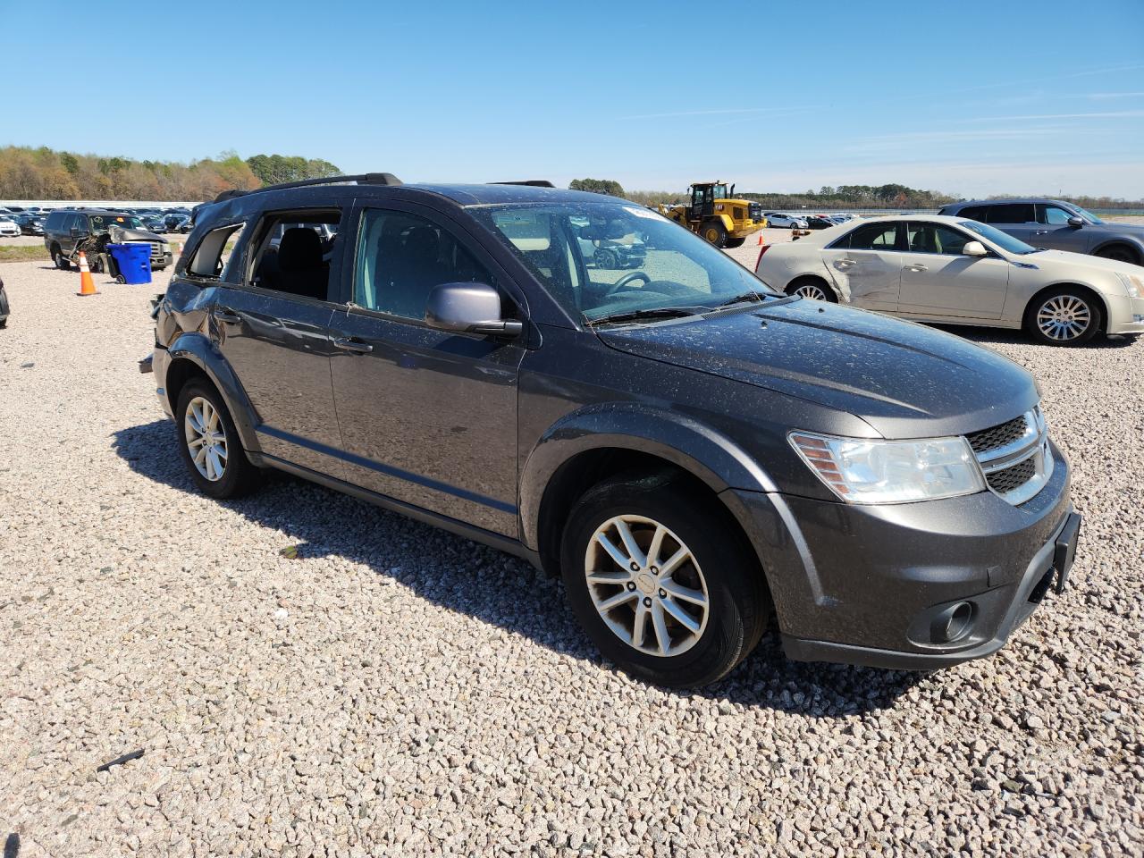 2015 Dodge Journey Sxt Серый vin: 3C4PDCBG5FT686059