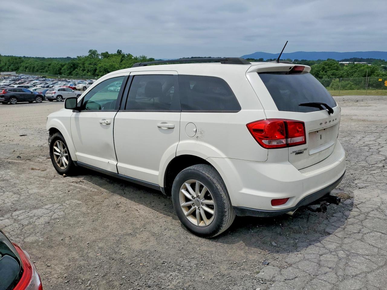 2016 Dodge Journey Sxt White vin: 3C4PDCBG5GT202697