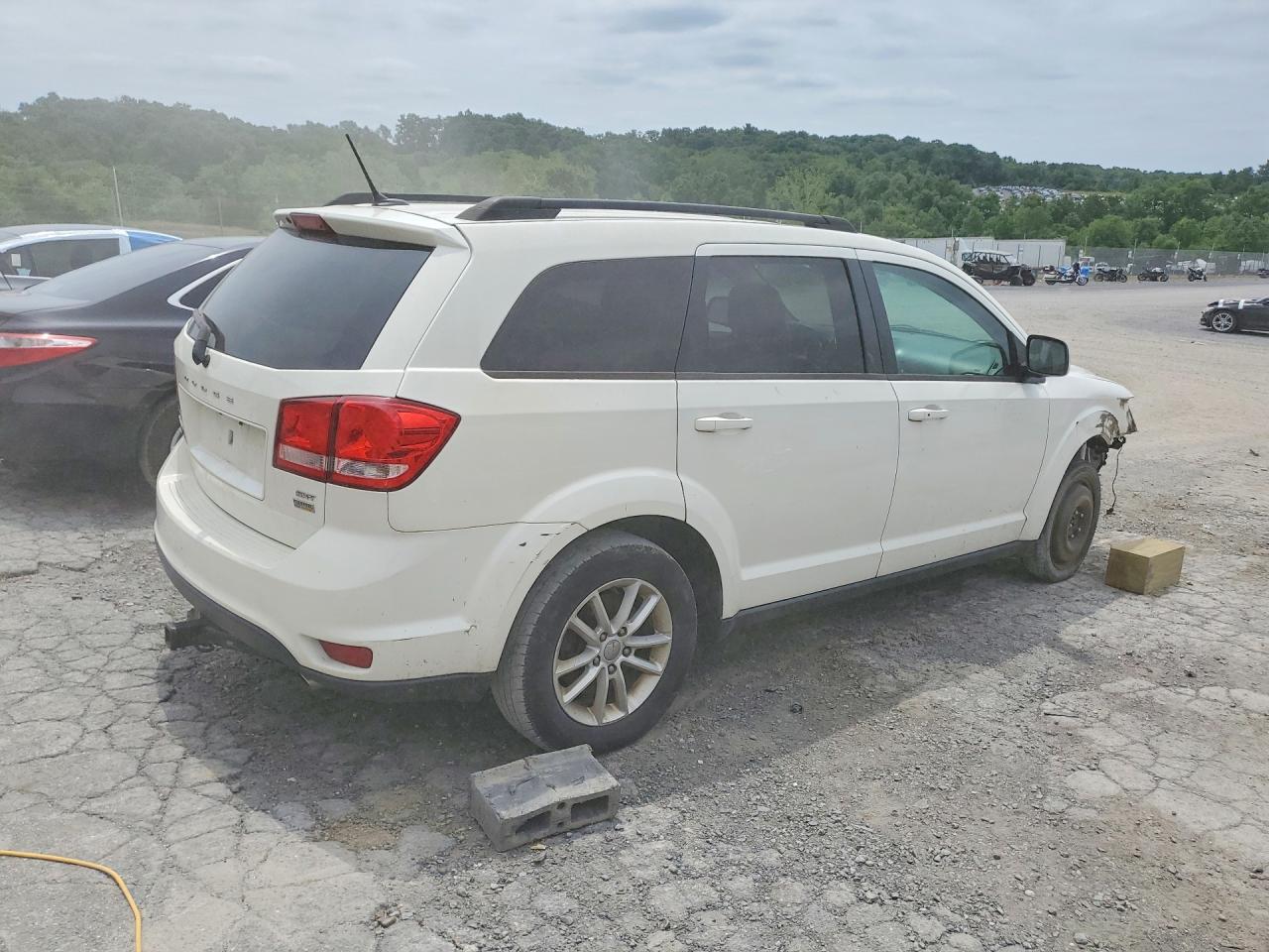 2016 Dodge Journey Sxt White vin: 3C4PDCBG5GT202697