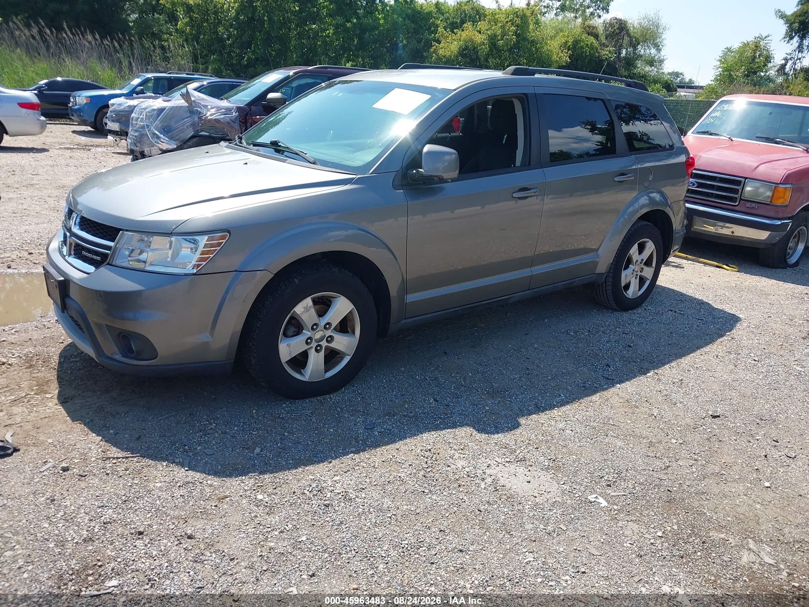 2012 Dodge Journey Sxt Gray vin: 3C4PDCBG6CT244967