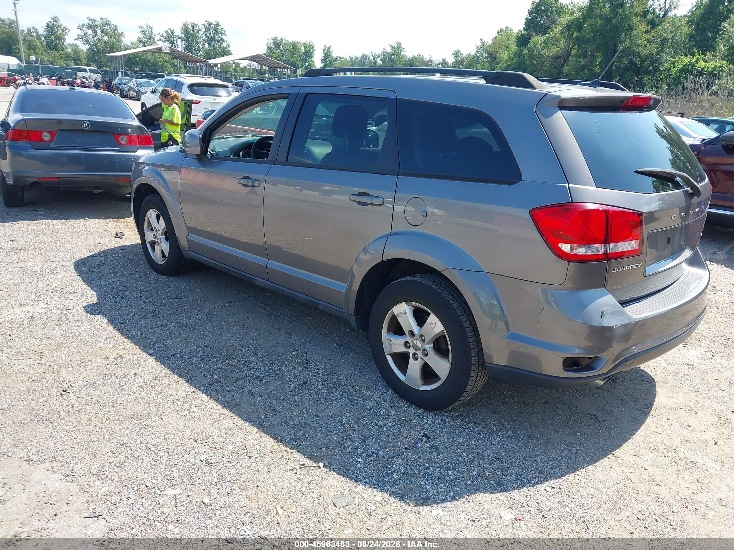 2012 Dodge Journey Sxt Gray vin: 3C4PDCBG6CT244967