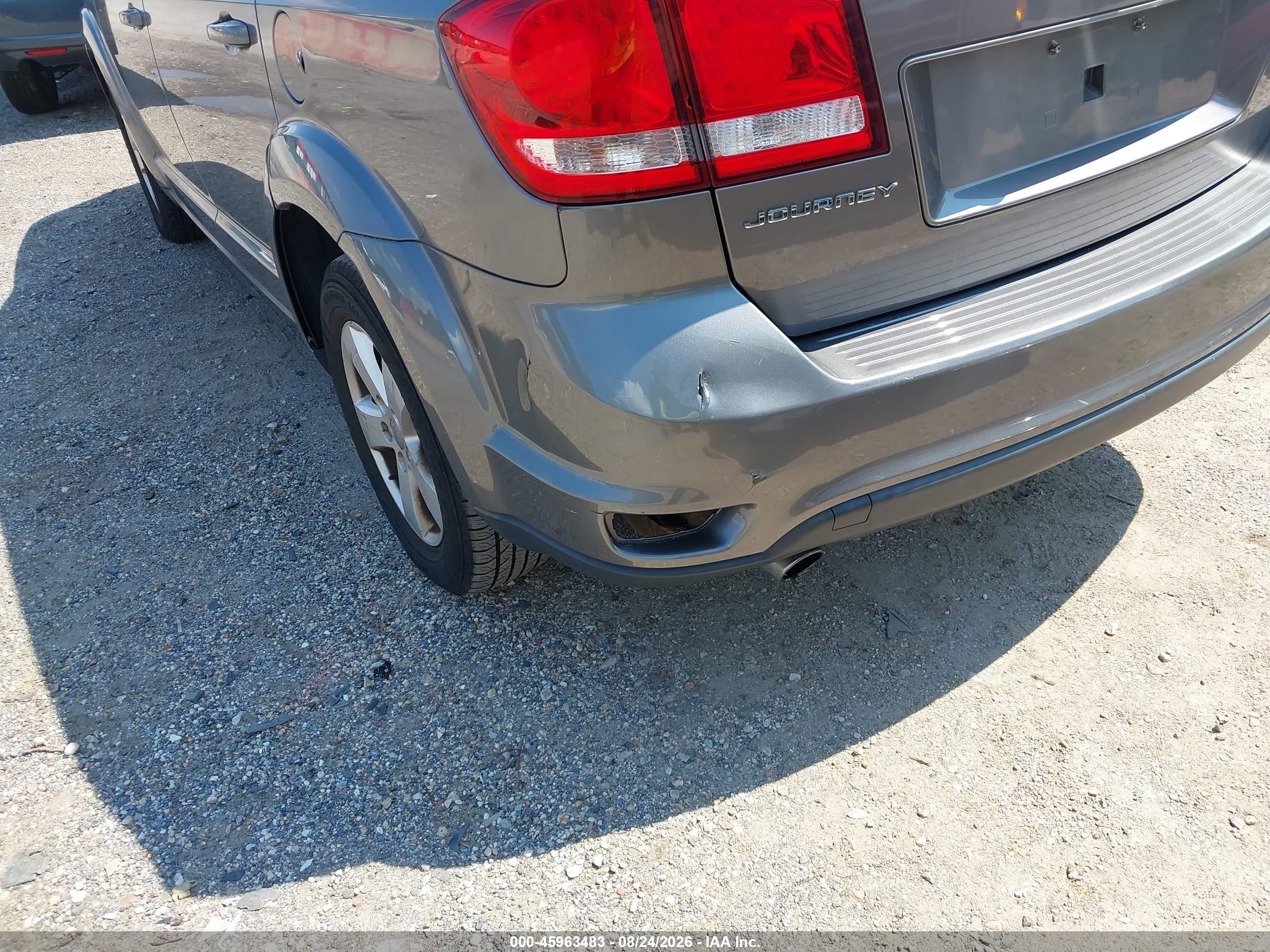 2012 Dodge Journey Sxt Gray vin: 3C4PDCBG6CT244967
