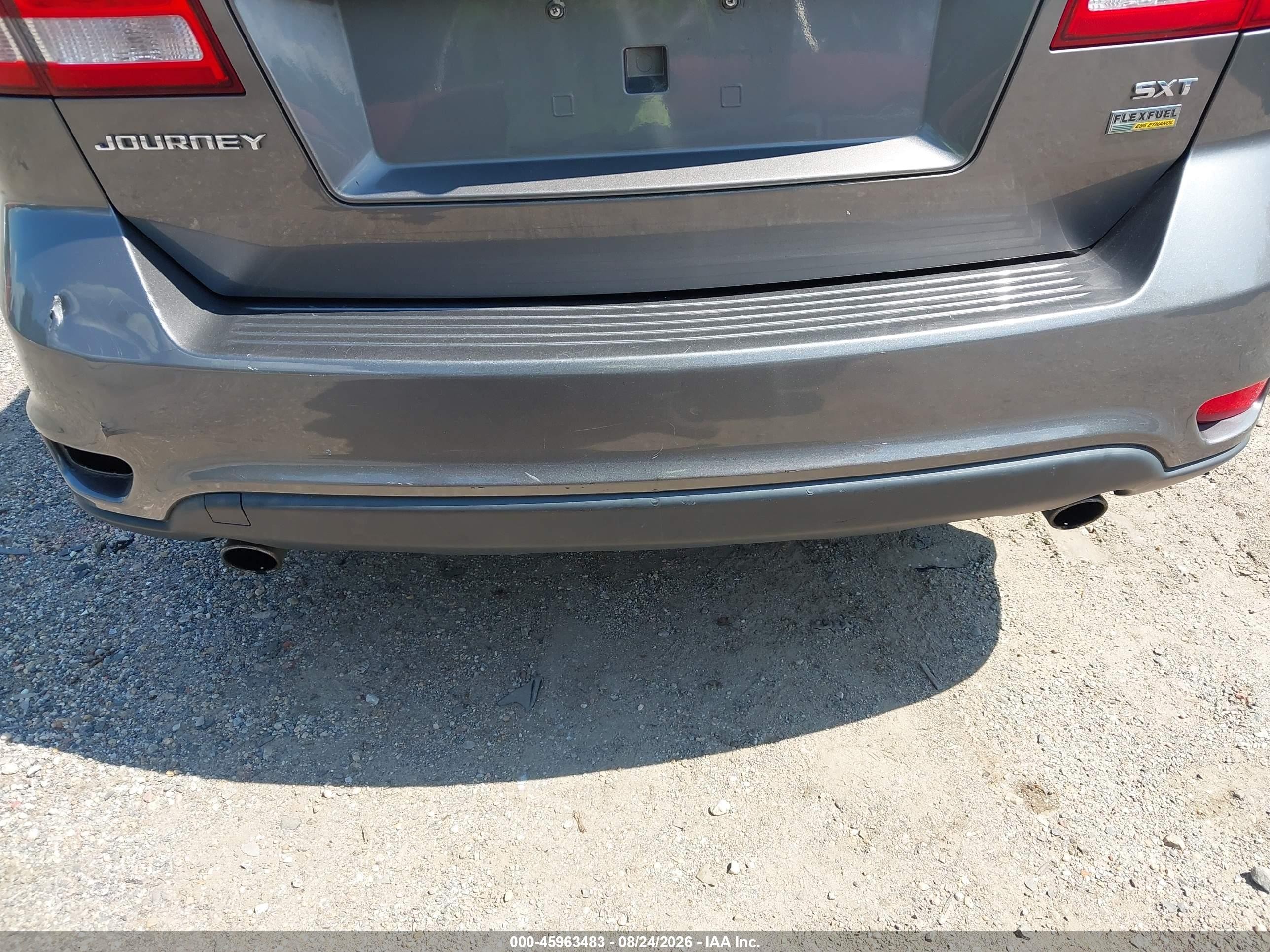 2012 Dodge Journey Sxt Gray vin: 3C4PDCBG6CT244967