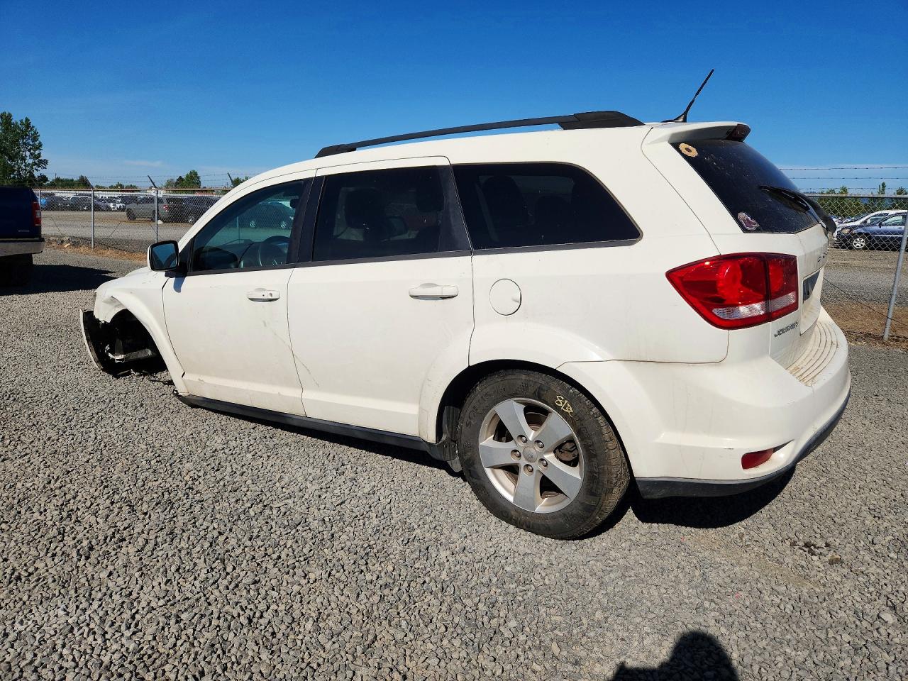 2012 Dodge Journey Sxt White vin: 3C4PDCBG6CT256908