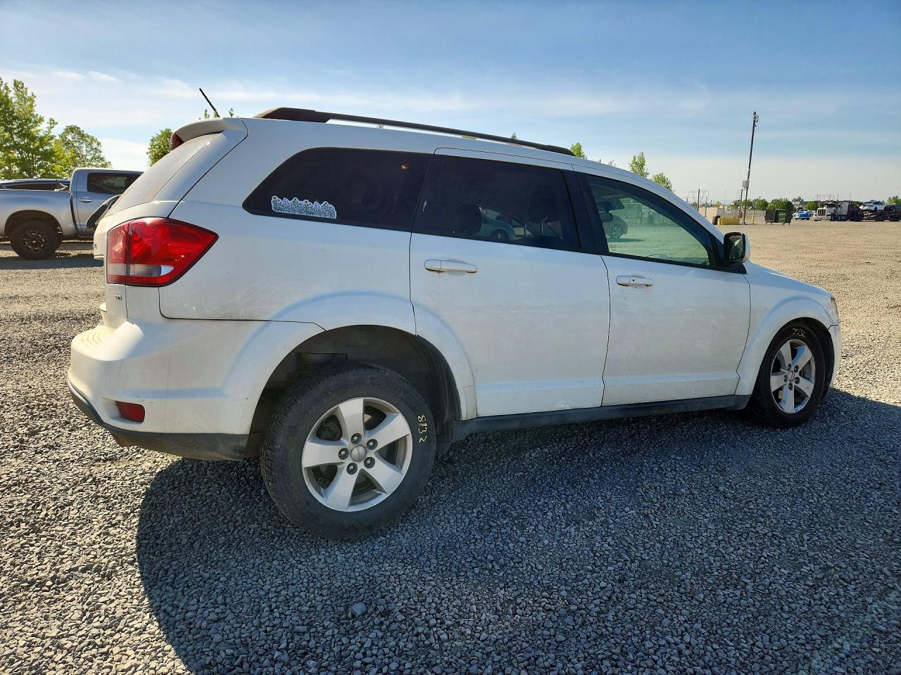 2012 Dodge Journey Sxt White vin: 3C4PDCBG6CT256908