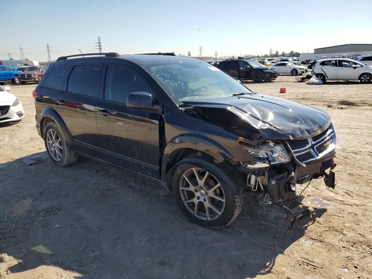 2012 Dodge Journey Sxt Black vin: 3C4PDCBG6CT270694