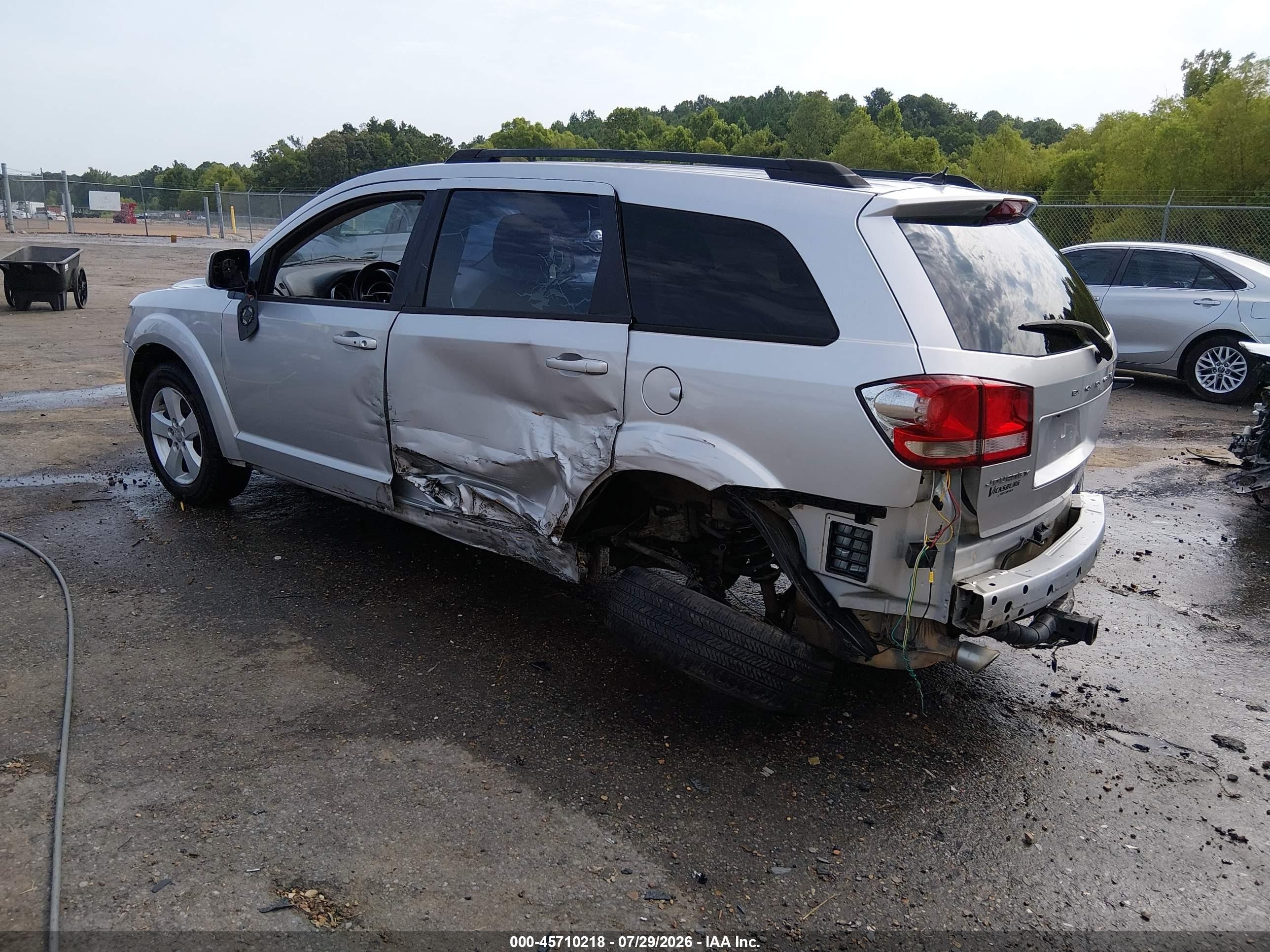 2012 Dodge Journey Sxt Silver vin: 3C4PDCBG6CT322471