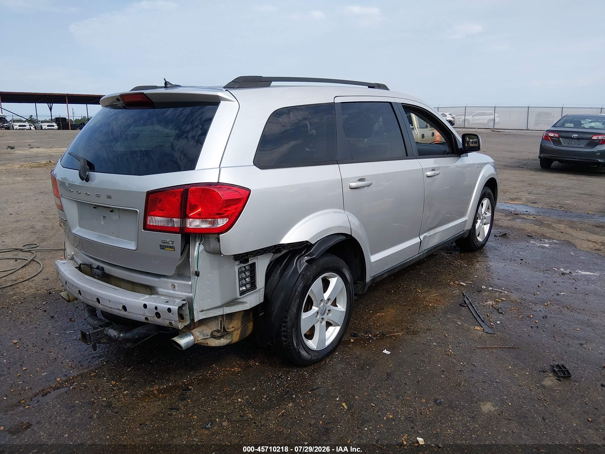 2012 Dodge Journey Sxt Silver vin: 3C4PDCBG6CT322471