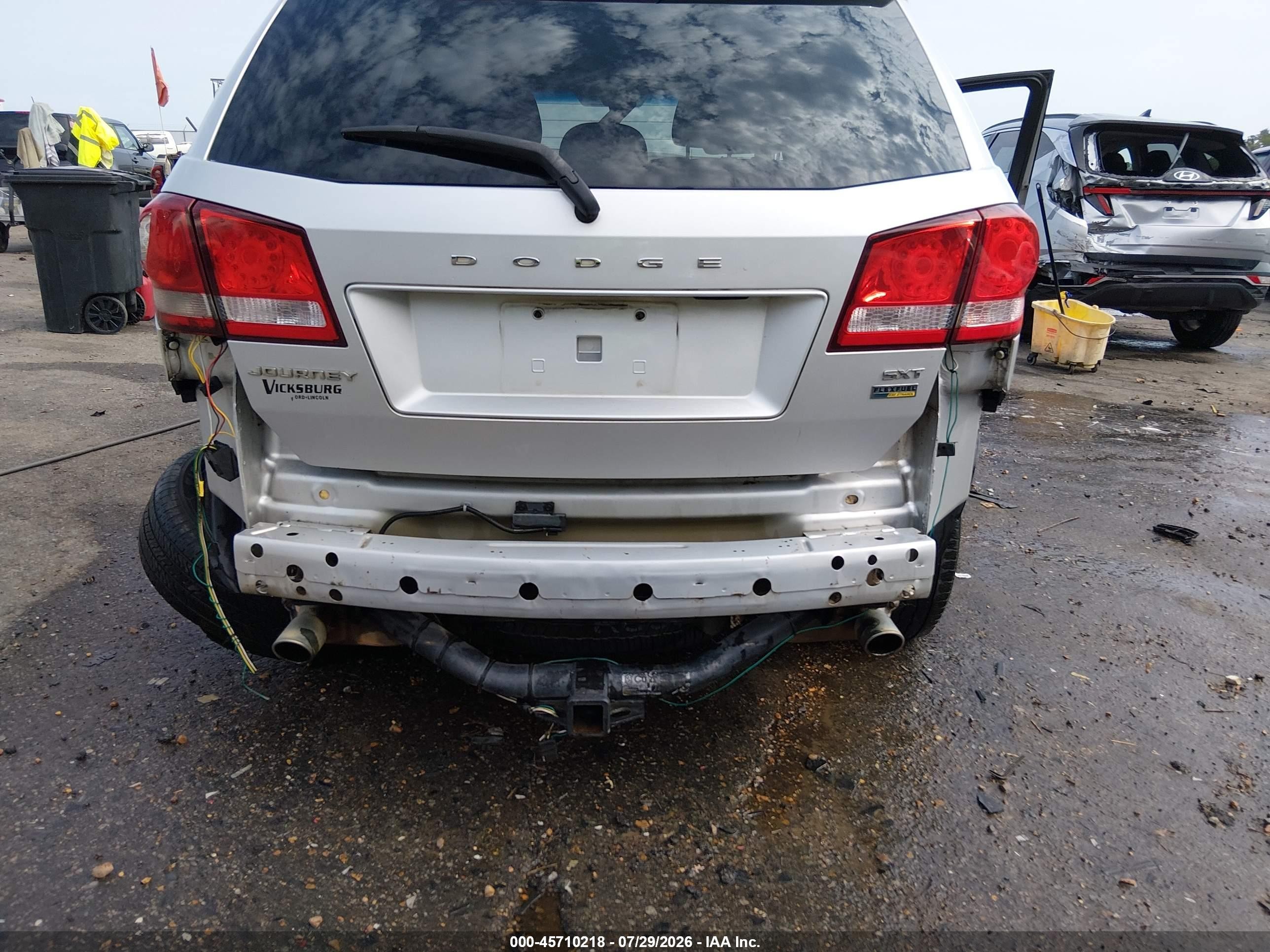2012 Dodge Journey Sxt Silver vin: 3C4PDCBG6CT322471