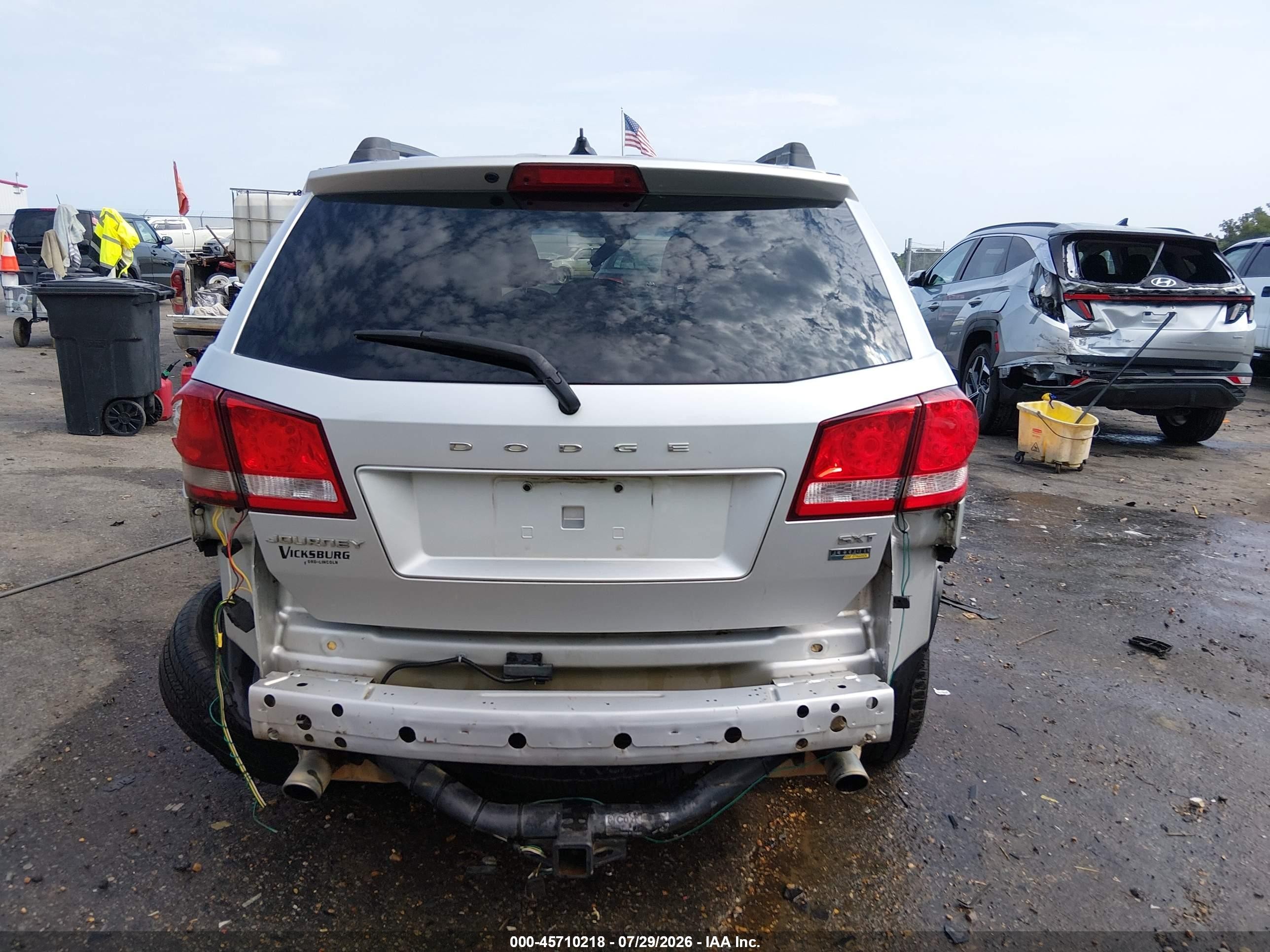 2012 Dodge Journey Sxt Silver vin: 3C4PDCBG6CT322471