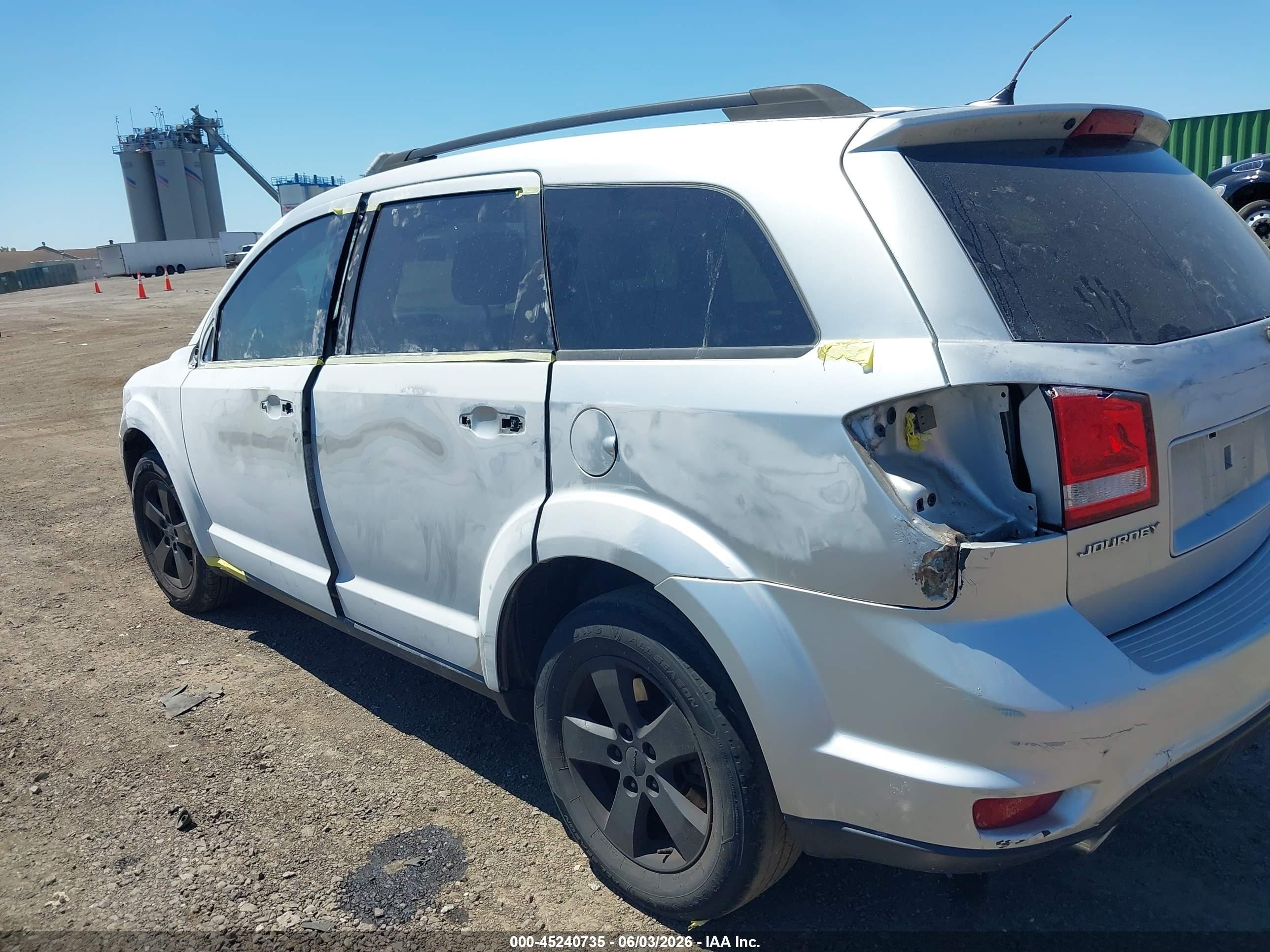 2012 Dodge Journey Sxt Gray vin: 3C4PDCBG6CT393282