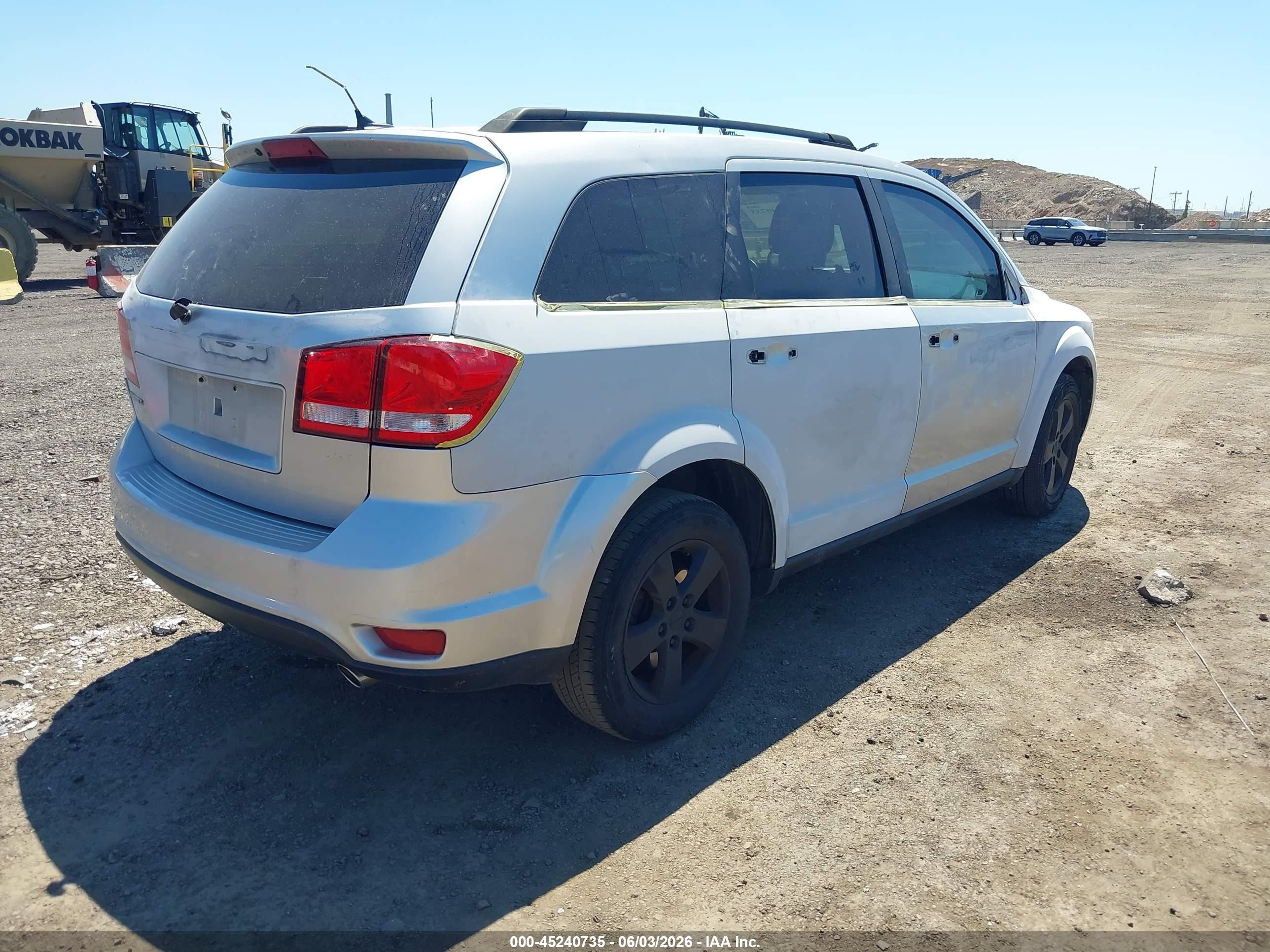 2012 Dodge Journey Sxt Gray vin: 3C4PDCBG6CT393282