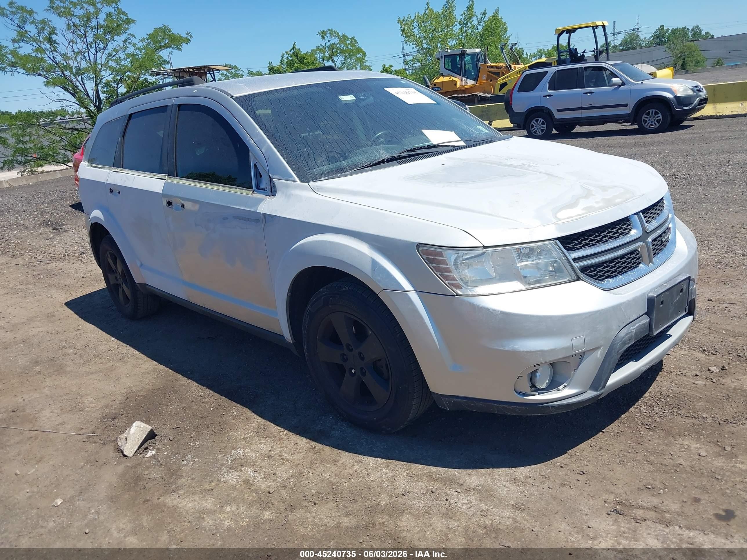 2012 Dodge Journey Sxt Gray vin: 3C4PDCBG6CT393282