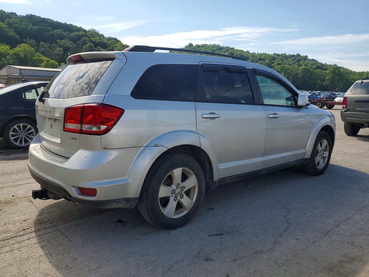 2012 Dodge Journey Sxt Silver vin: 3C4PDCBG6CT396215